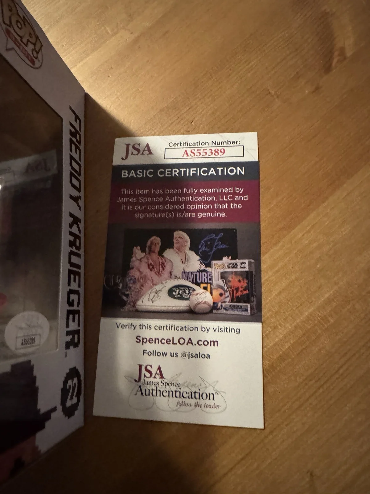 Robert Englund Signed Funko Pop 22 8-bit Freddy Krueger JSA COA, image 3