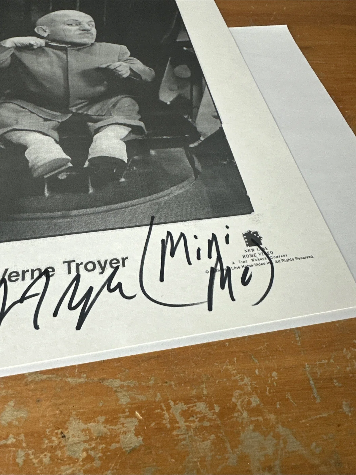 Verne Troyer — Verne Troyer Signed/Autographed 8x10 Photo/Austin Powers Mini Me, изображение 4