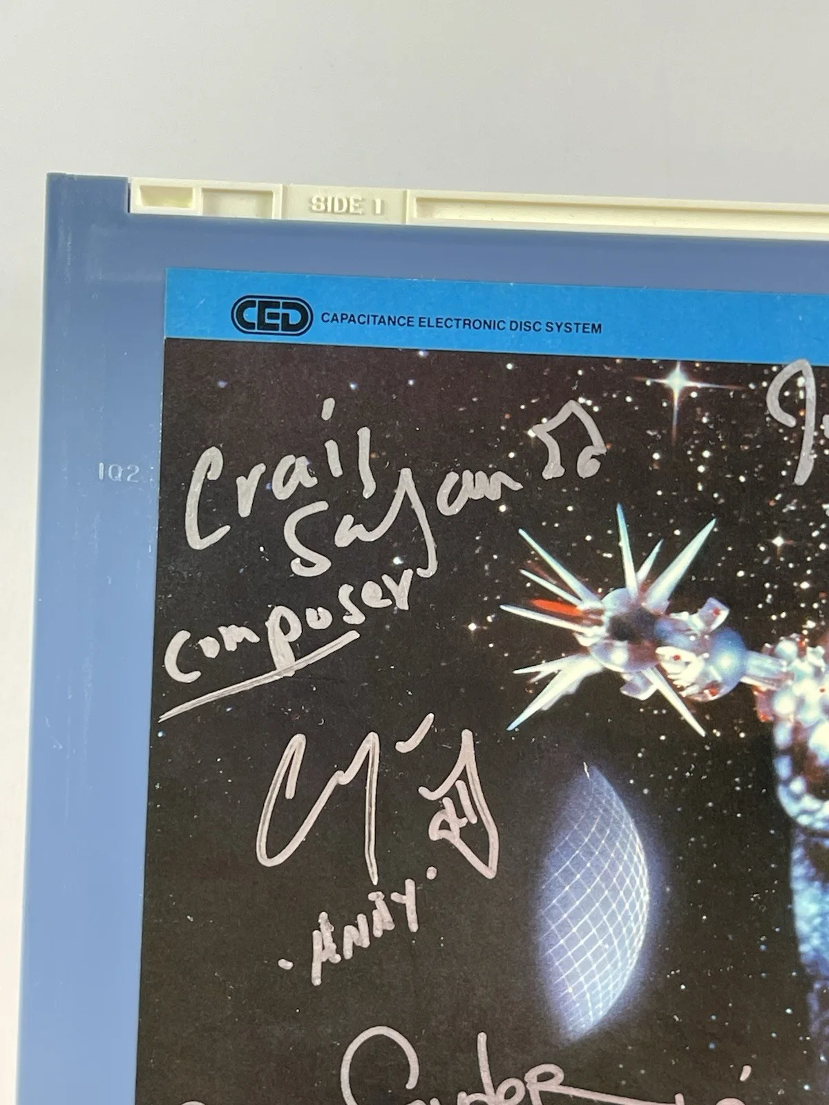 Cast — Cast Signed By 9, The Last Star Fighter Vintage Laser Disc JSA Certified, image 3