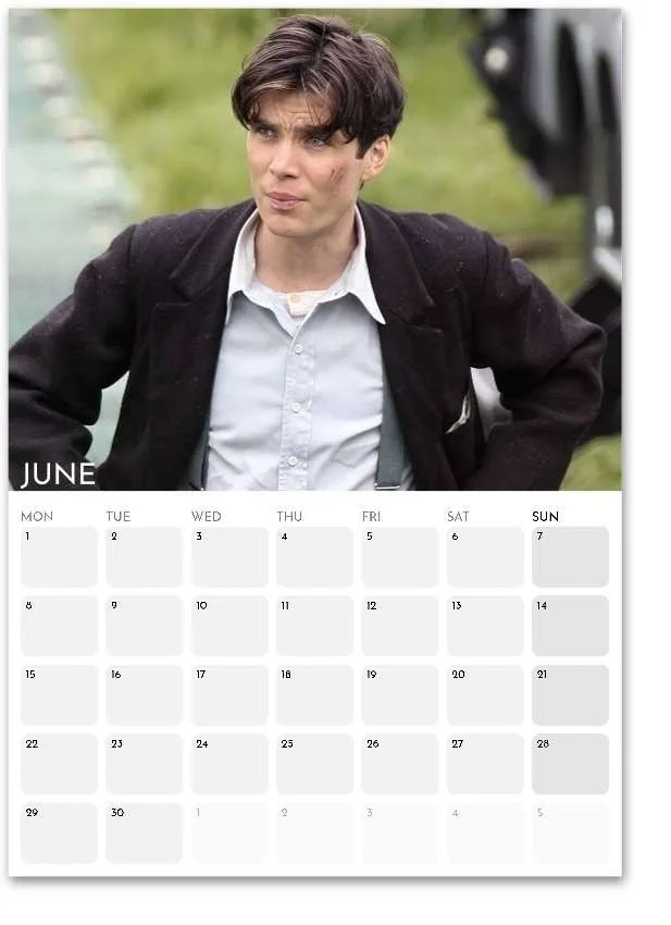 Cillian Murphy 2026 A3 Wall Calendar | Movie Fan | Custom Start Month, image 5