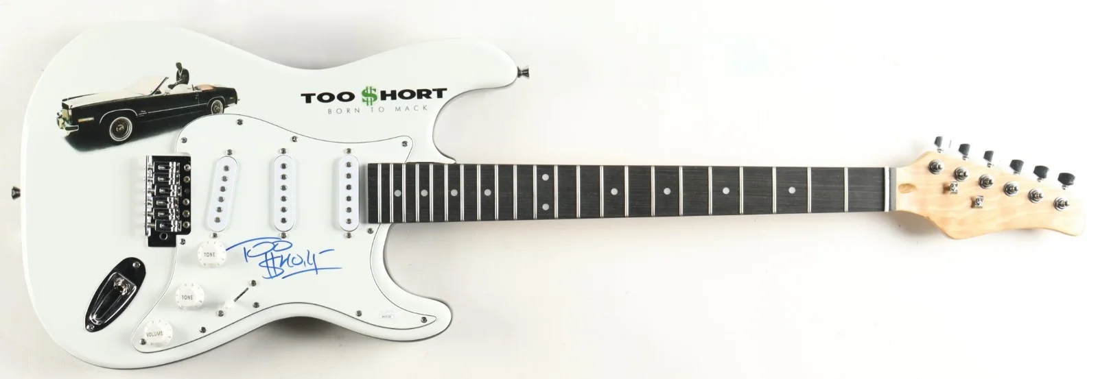 Too Short Signed 39" Electric Guitar (JSA), image 2
