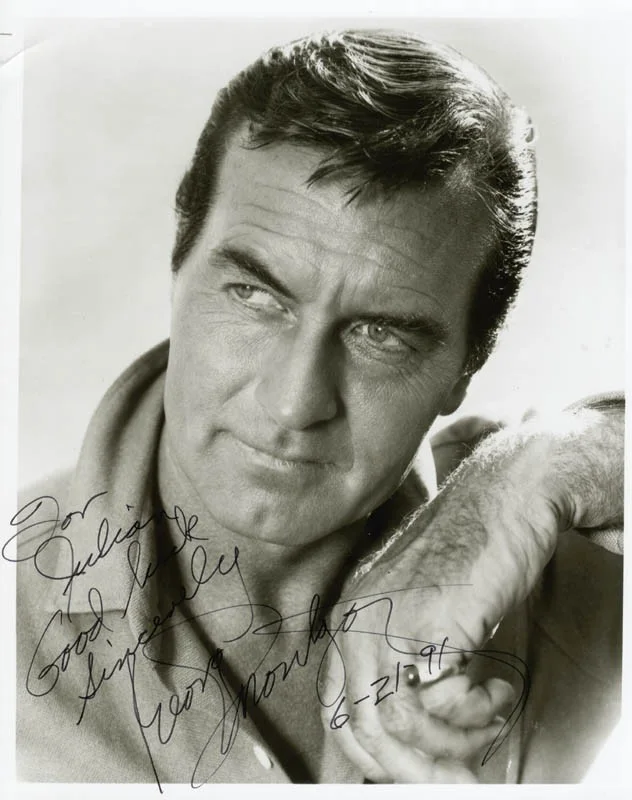 George Montgomery — GEORGE MONTGOMERY - AUTOGRAPHED INSCRIBED PHOTOGRAPH 06/21/1991
