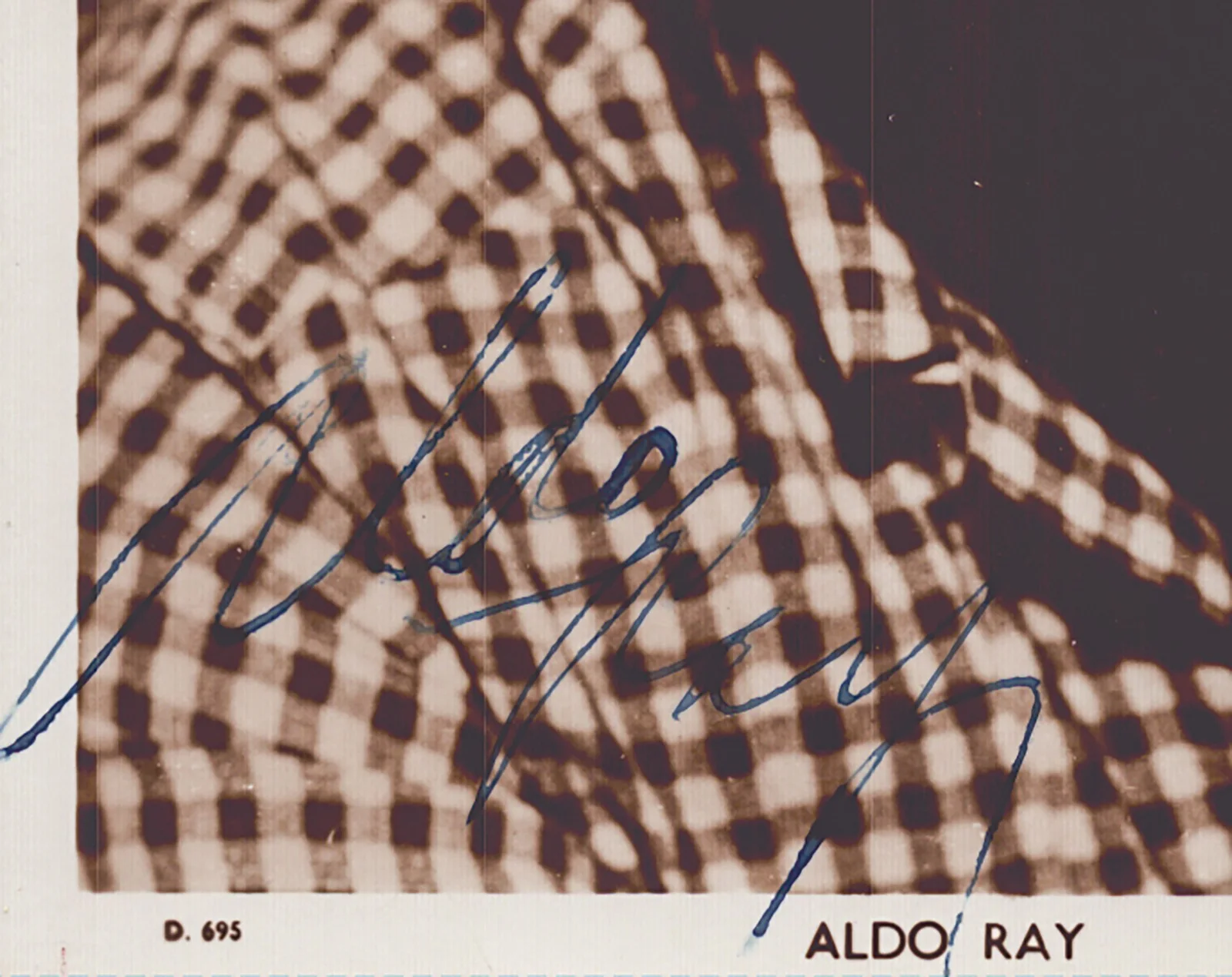 Aldo Ray — ALDO RAY - AUTOGRAPHED SIGNED PHOTOGRAPH, image 2