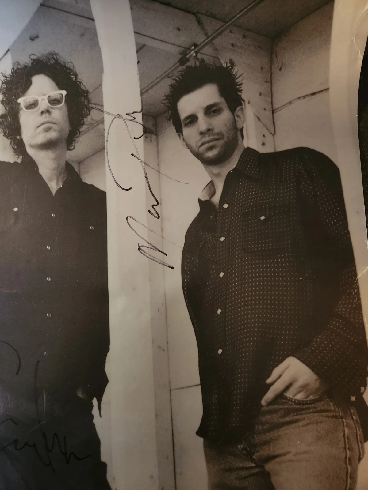 The Jayhawks Autographed Poster Rainy Day Music Mark Perlman Gary Louris, изображение 2
