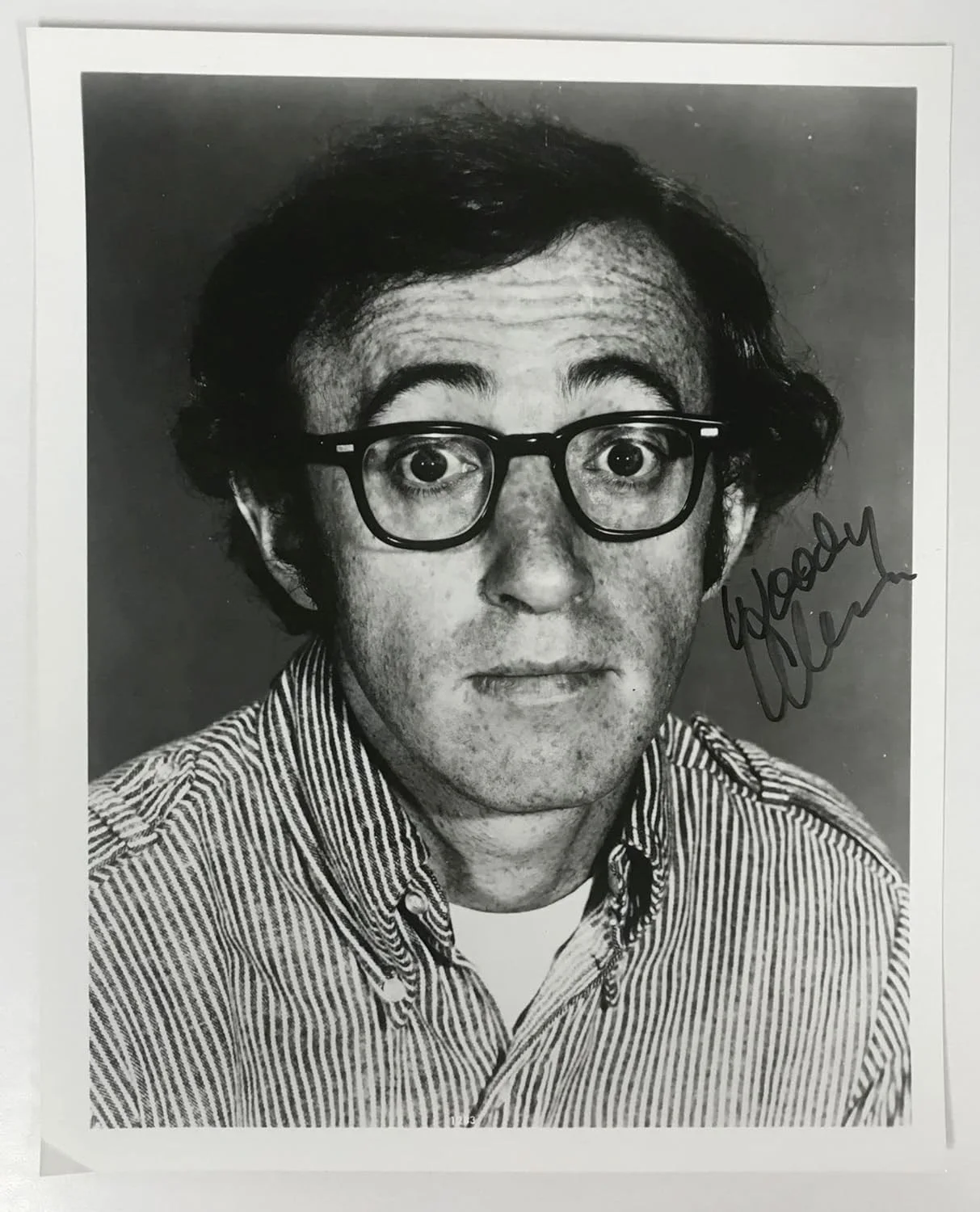 Woody Allen — Woody Allen Signed Autographed Glossy 8x10 Photo - Todd Mueller Authenticated