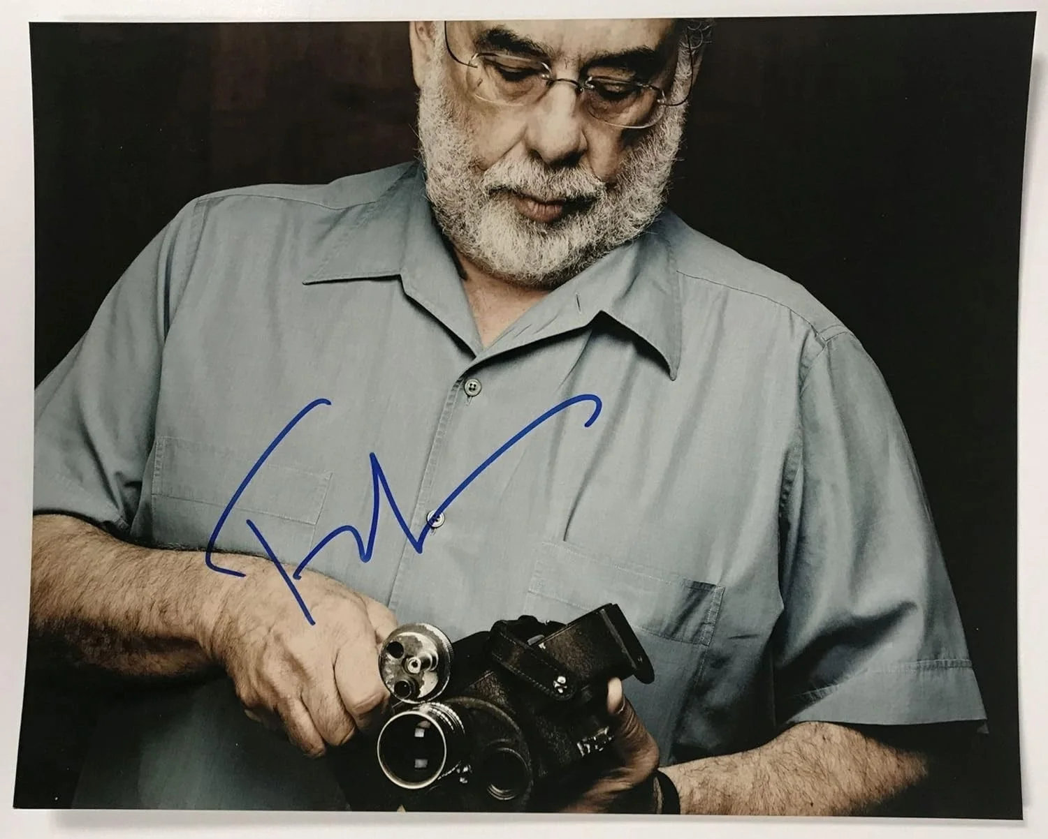 Francis Ford Coppola — Francis Ford Coppola Signed Autographed Glossy 8x10 Photo - Todd Mueller COA