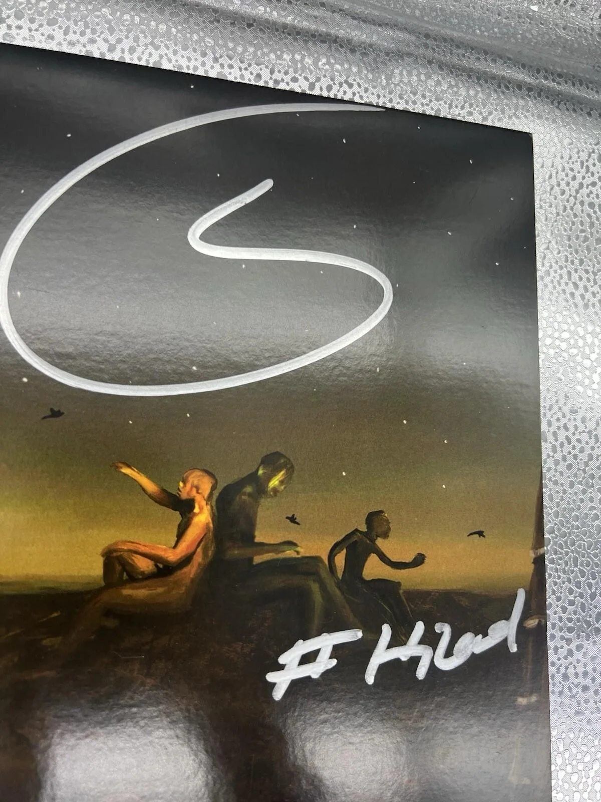 CORDAE SIGNED “FROM A BIRDS EYE VIEW” VINYL ALBUM AUTOGRAPH - PSA/DNA COA, image 2