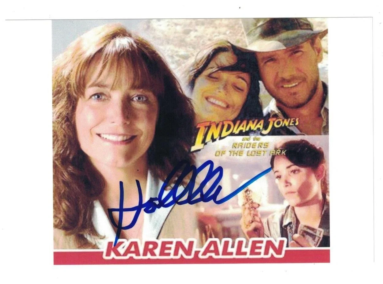 Karen Allen — Karen Allen Signed Autographed 4 x 6 Photo Actress A