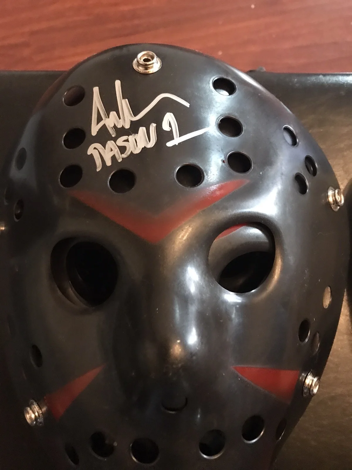 Ari Lehman — Jason Friday The 13th Masks Lot (10) Autographed By Ari Lehman JSA Witness.￼, изображение 2