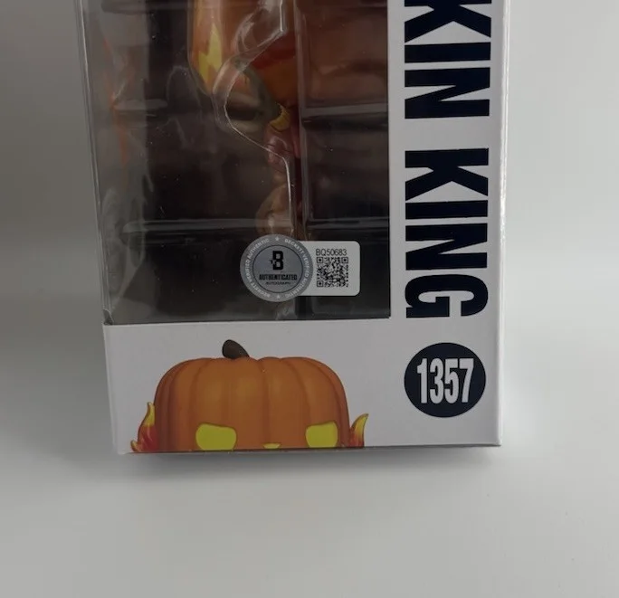 Chris Sarandon — CHRIS SARANDON SIGNED DISNEY PUMPKIN KING FUNKO POP BAS BECKETT EXCLUSIVE 3, изображение 4