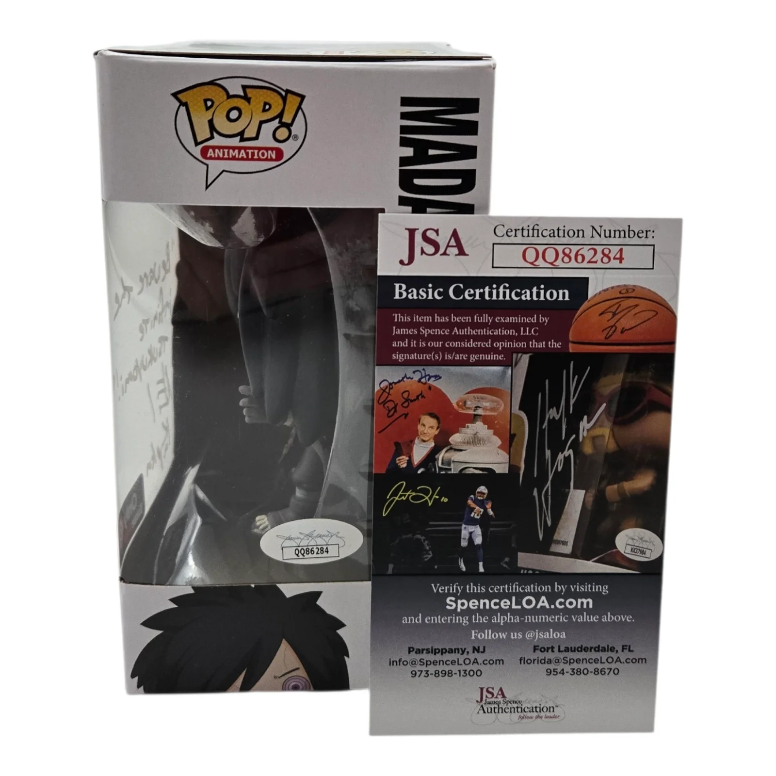 Neil Kaplan — Madara Signed Funko Pop NarutoNeil Kaplan Autograph Gamestop JSA COA, image 2