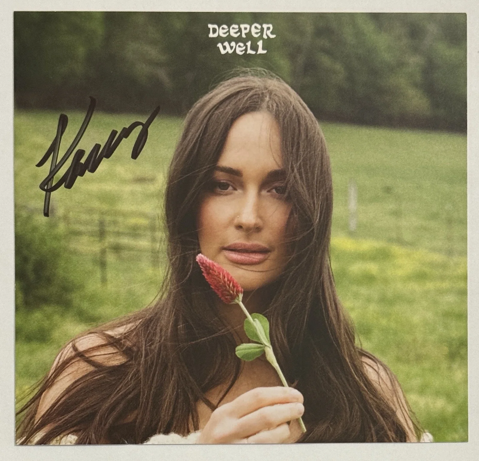 FRAMED Kacey Musgraves Deeper Well CD & SIGNED AUTOGRAPH COVER CARD PSA DNA COA, изображение 3