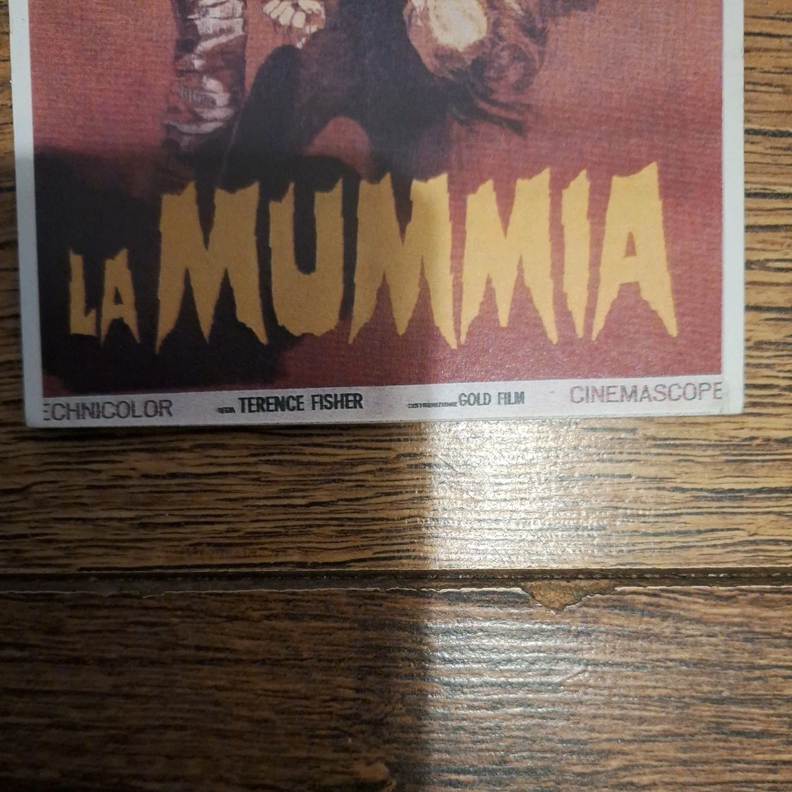Hammer Film "The Mummy" 1959 Theatrical Release Poster Modern Art Postcard, изображение 3