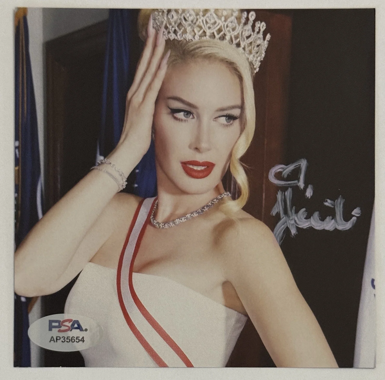 FRAMED Heidi Montag SIGNED Photo Cover Card & Heidiwood CD PSA DNA COA Autograph, изображение 2