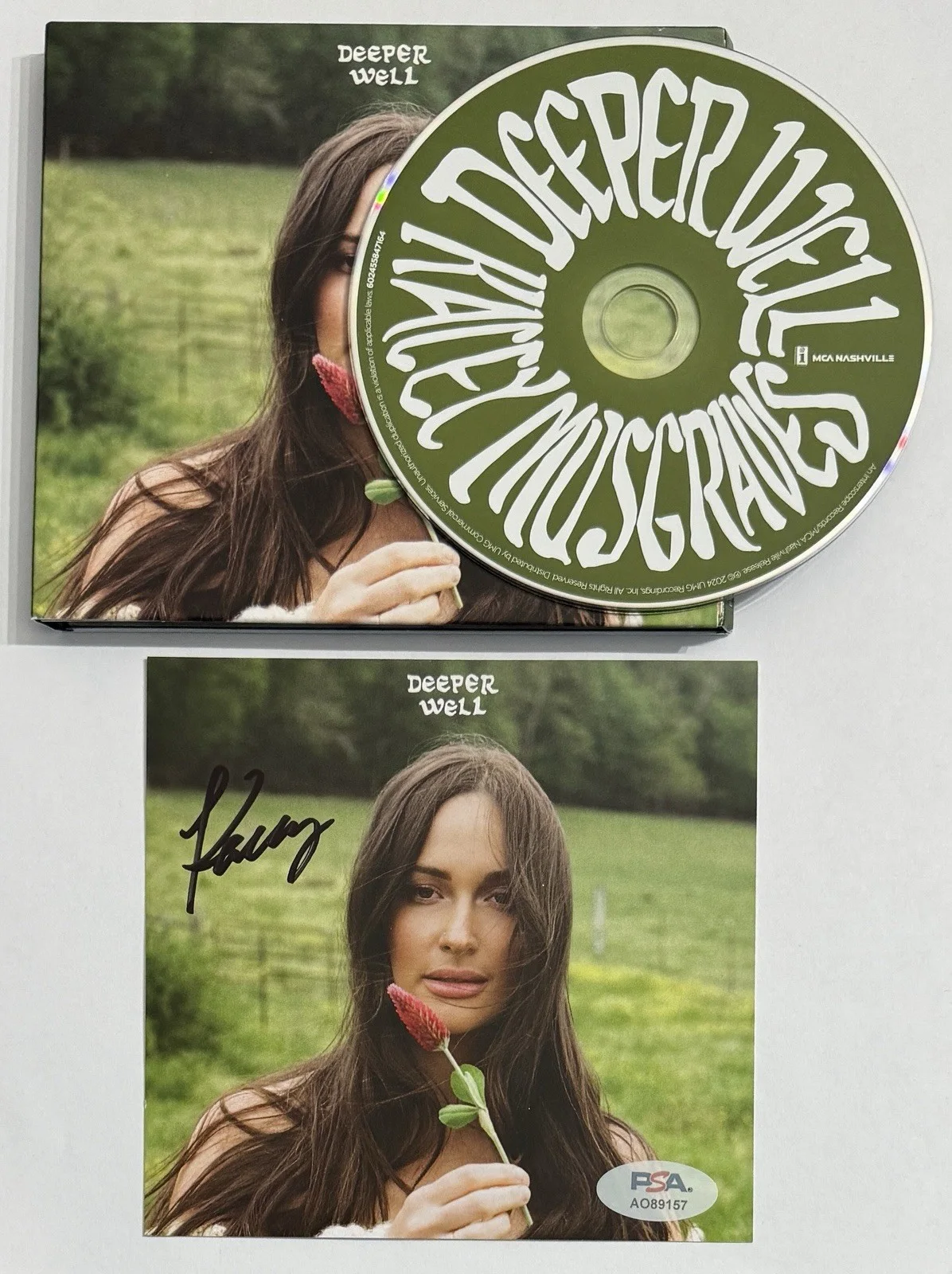 Kacey Musgraves Deeper Well CD & SIGNED AUTOGRAPH PHOTO COVER CARD PSA DNA COA, изображение 2