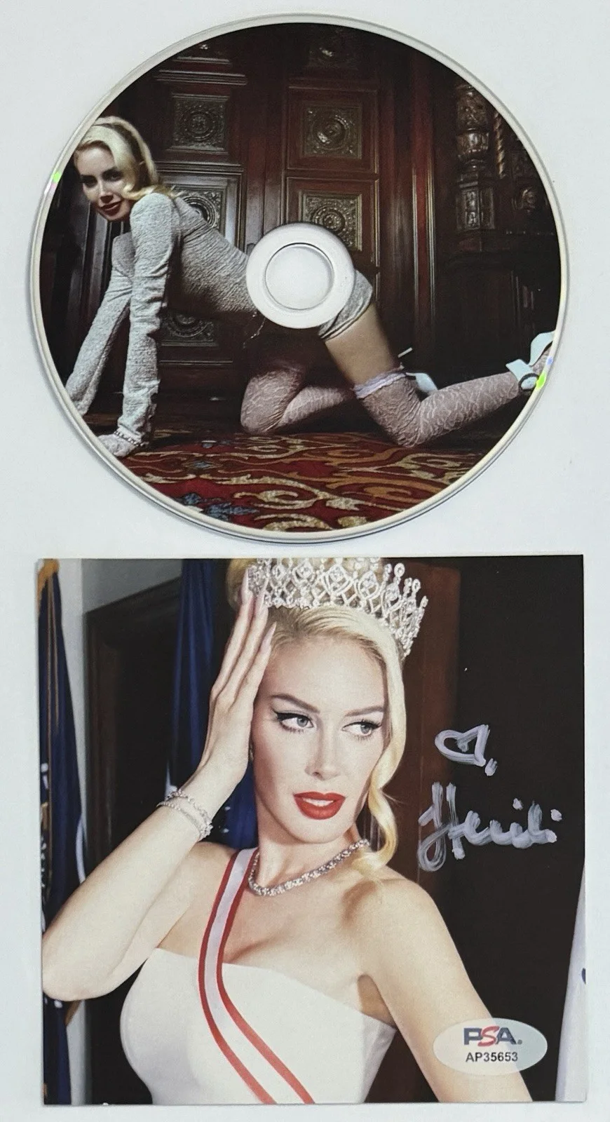 Heidi Montag Signed Photograph Cover Card & Heidiwood CD PSA DNA COA Certified, изображение 2