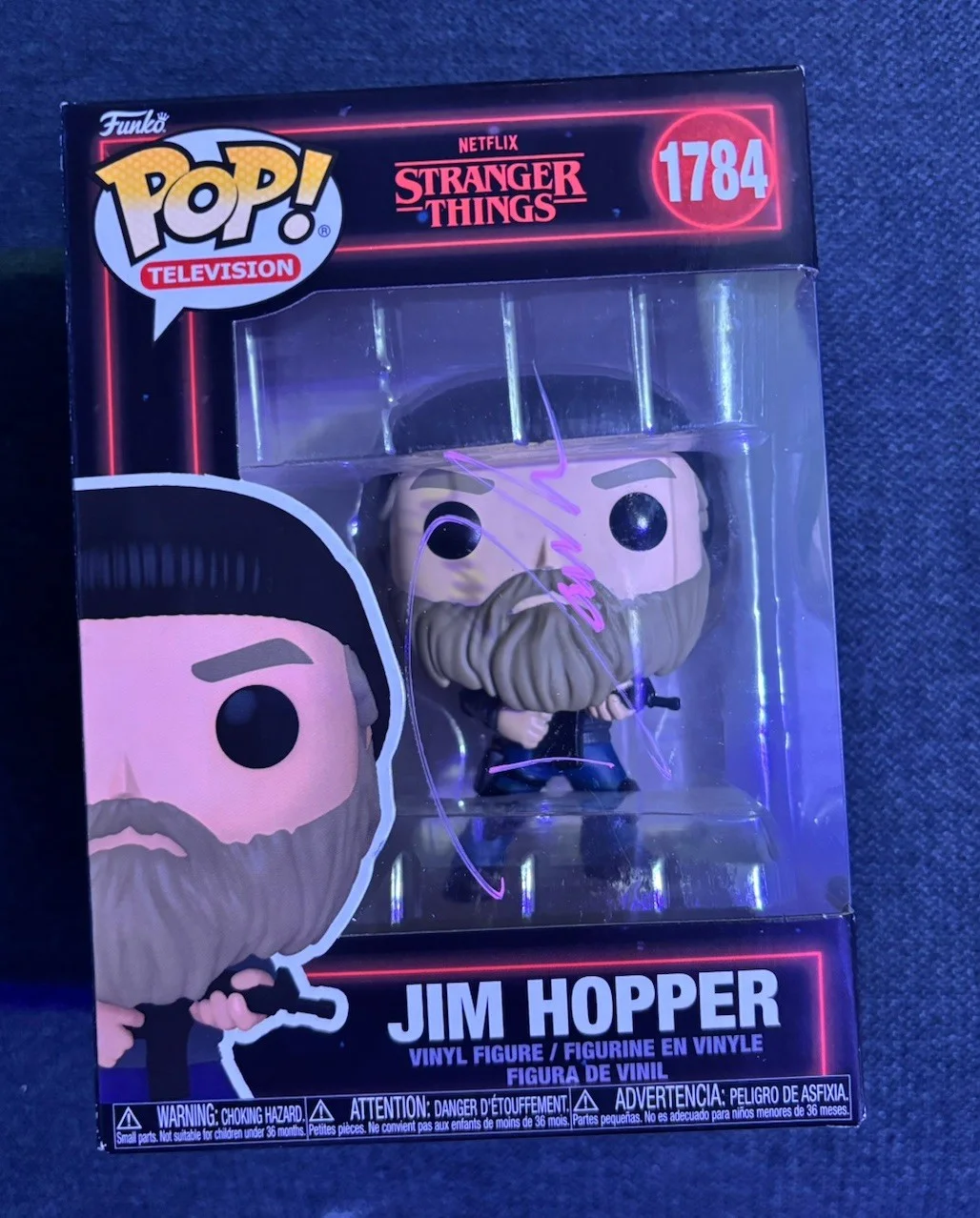 Jim Hopper Funko Pop | Signed By David Harbour W/ Video Proof Stranger Things, image 2