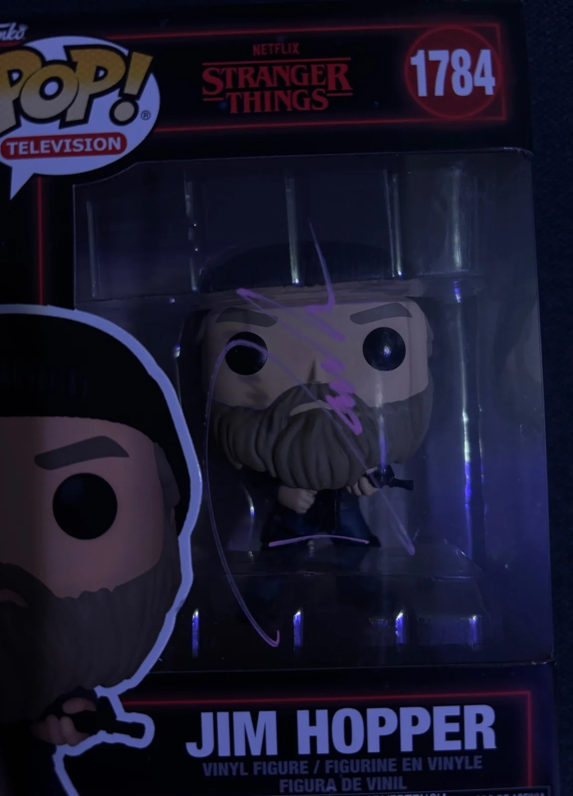 Jim Hopper Funko Pop | Signed By David Harbour W/ Video Proof Stranger Things, image 3