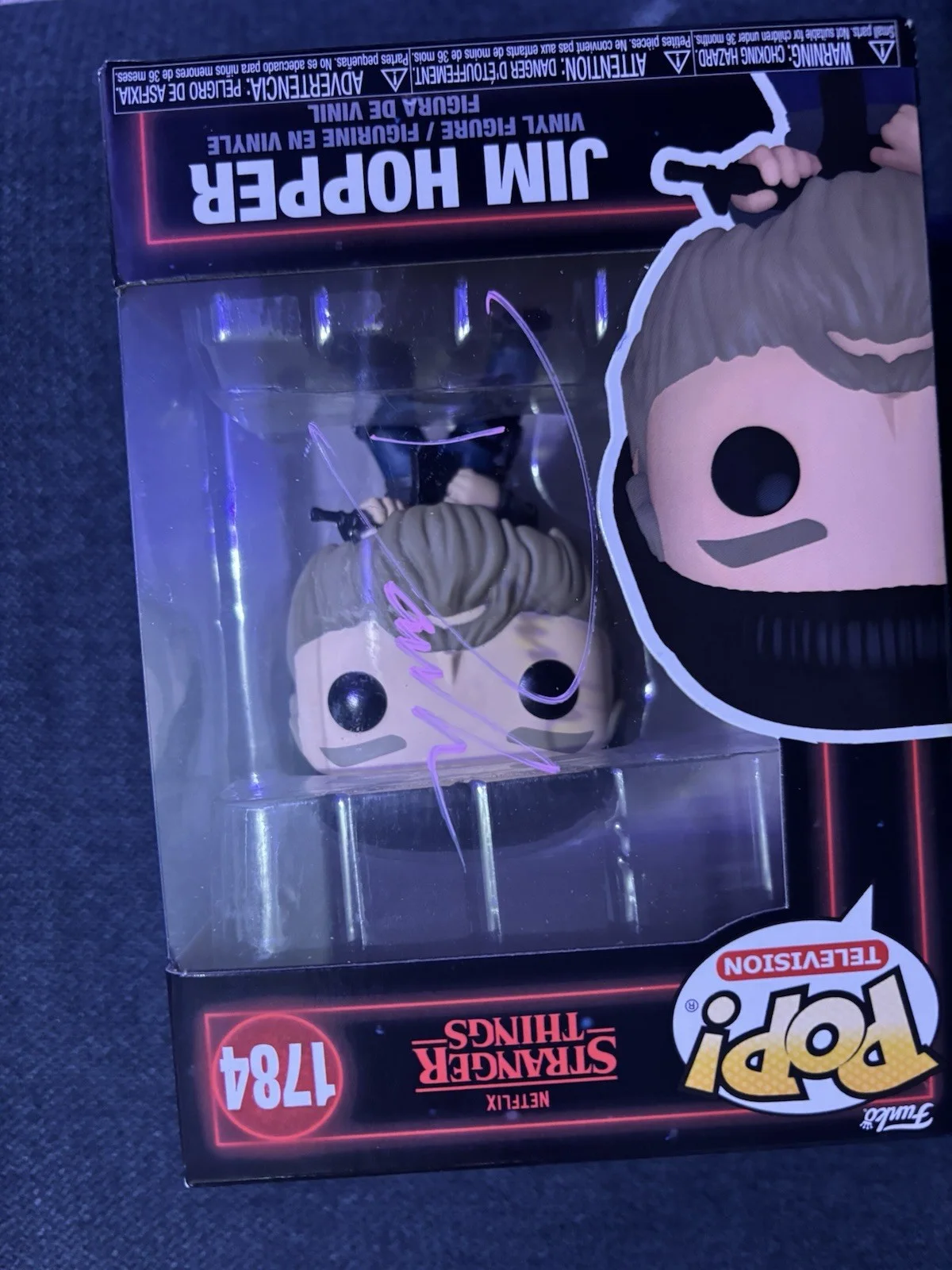 Jim Hopper Funko Pop | Signed By David Harbour W/ Video Proof Stranger Things, image 4