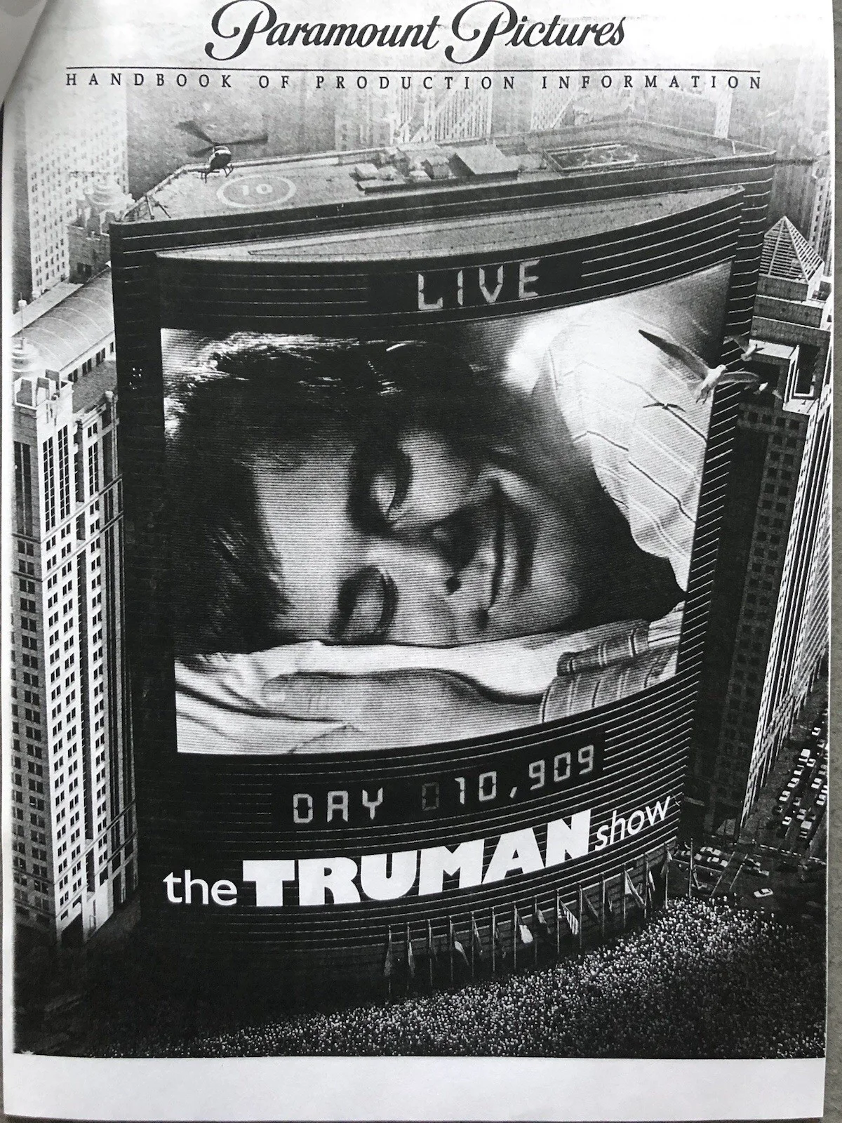 Cinema/Press Pack the Truman Show-Jim Carey, Ed Harris- Movie Collectable, изображение 5