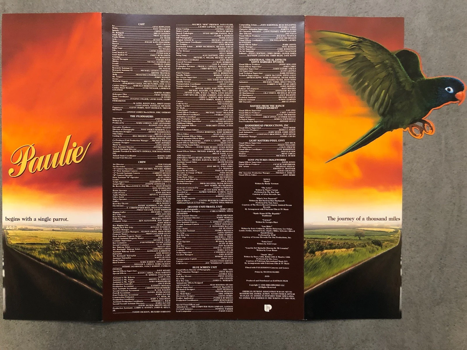 Cinema Press Pack - Paulie - Cheech Marin, Bruce Davison, Buddy Hackett, image 3