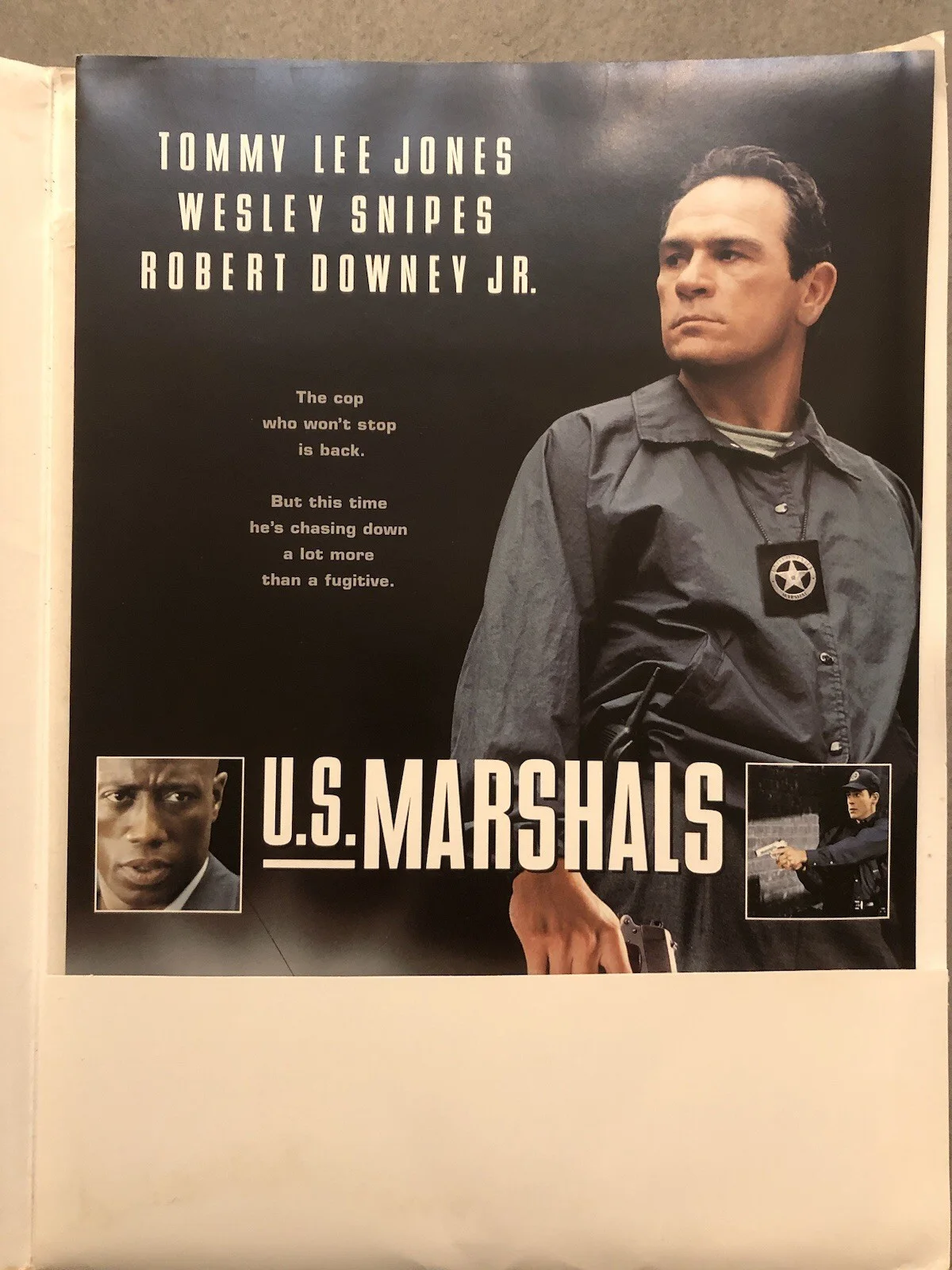 Cinema Press Pack- US Marshals- Tommy Lee Jones, Robert Downey & Wesley Snipes, изображение 2
