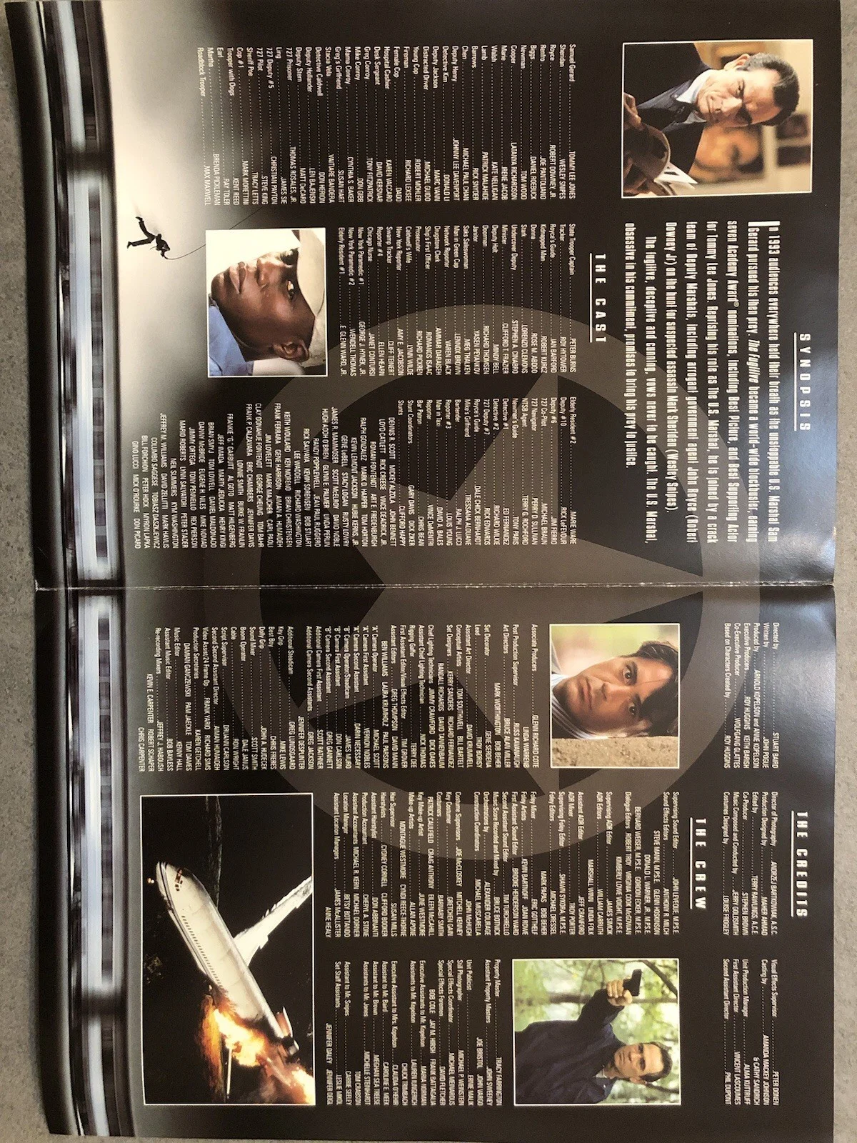 Cinema Press Pack- US Marshals- Tommy Lee Jones, Robert Downey & Wesley Snipes, изображение 5