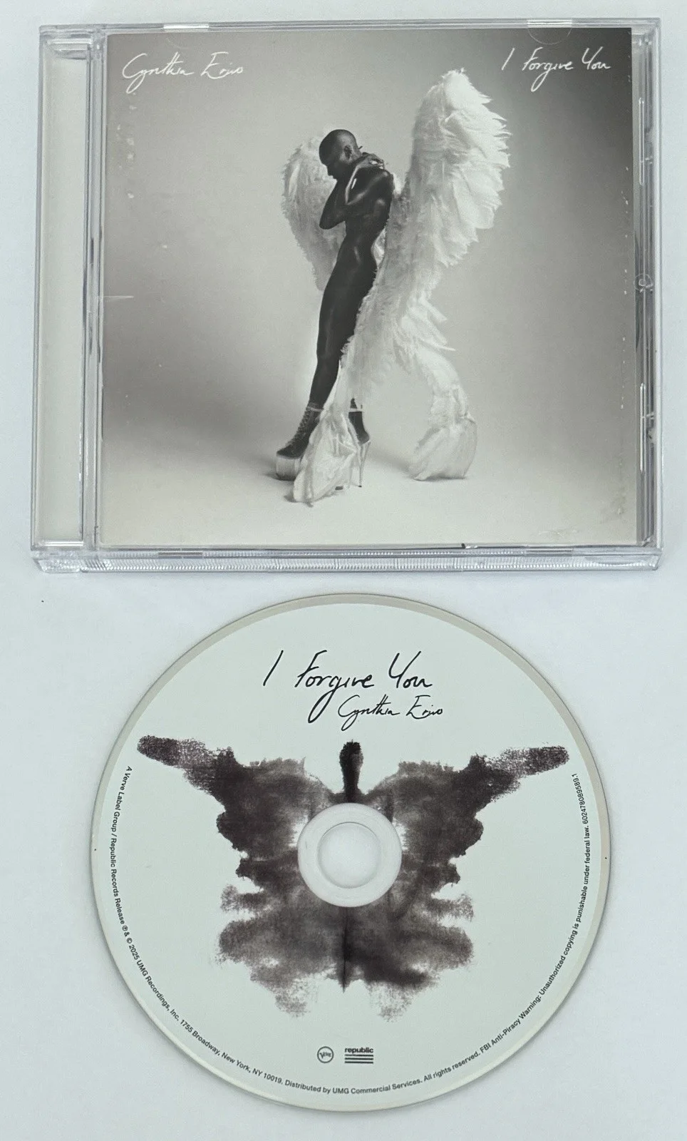 Cynthia Erivo Signed Photo Art Card & I Forgive You CD PSA DNA COA Wicked, изображение 4