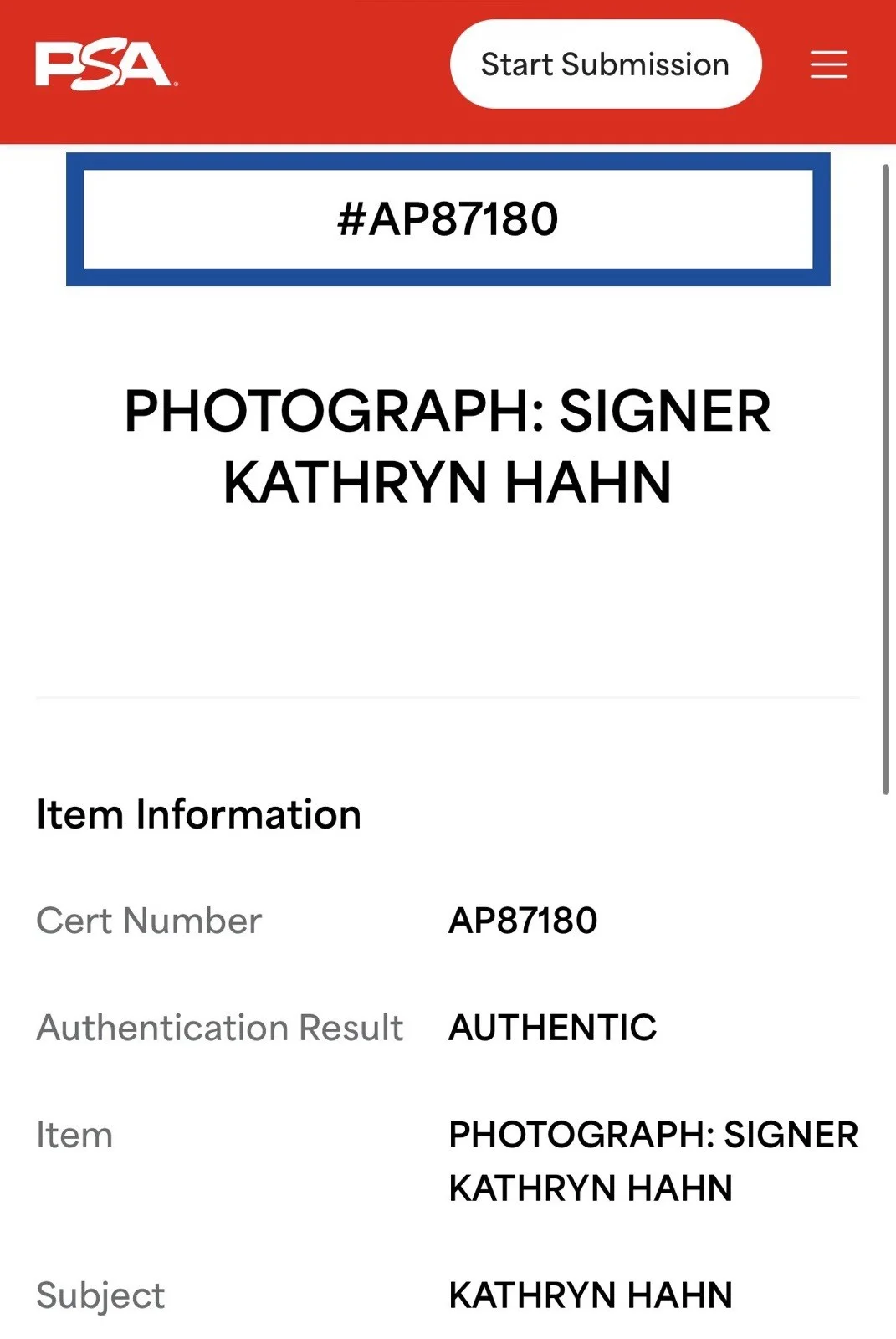 KATHRYN HAHN — KATHRYN HAHN SIGNED AUTOGRAPH 8X10 PHOTO AGATHA WANDAVISION PSA AP87180, image 5