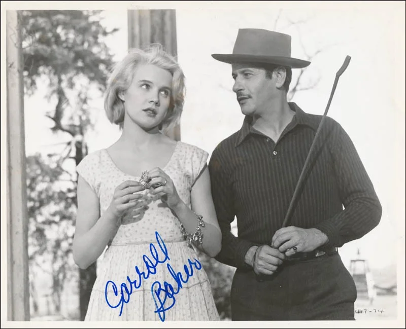 Carroll Baker — CARROLL BAKER - AUTOGRAPHED SIGNED PHOTOGRAPH