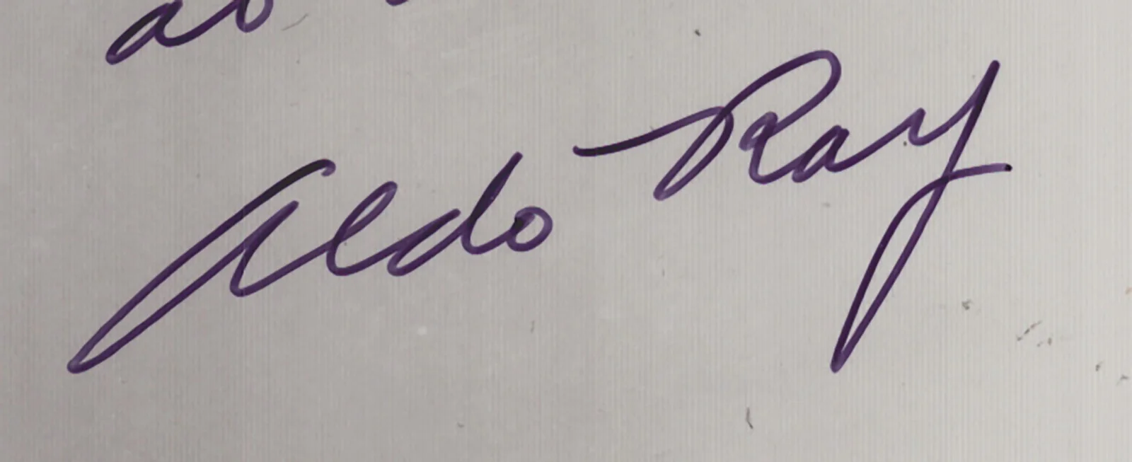 Aldo Ray — ALDO RAY - AUTOGRAPHED INSCRIBED PHOTOGRAPH, image 2