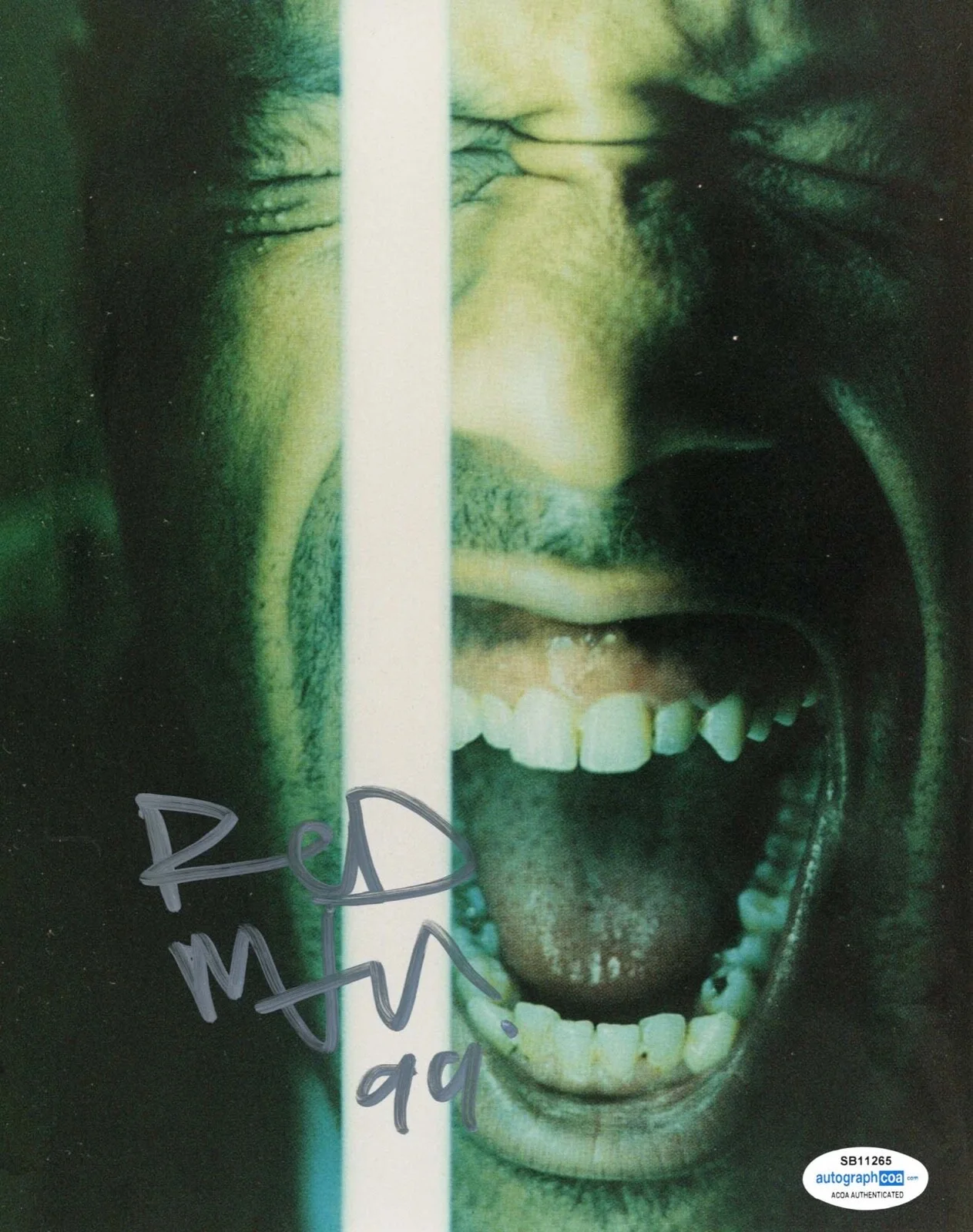 REDMAN — Rapper REDMAN signed 8x10 Photo a METHOD MAN Reginald Noble Inscription ACOA COA, изображение 3
