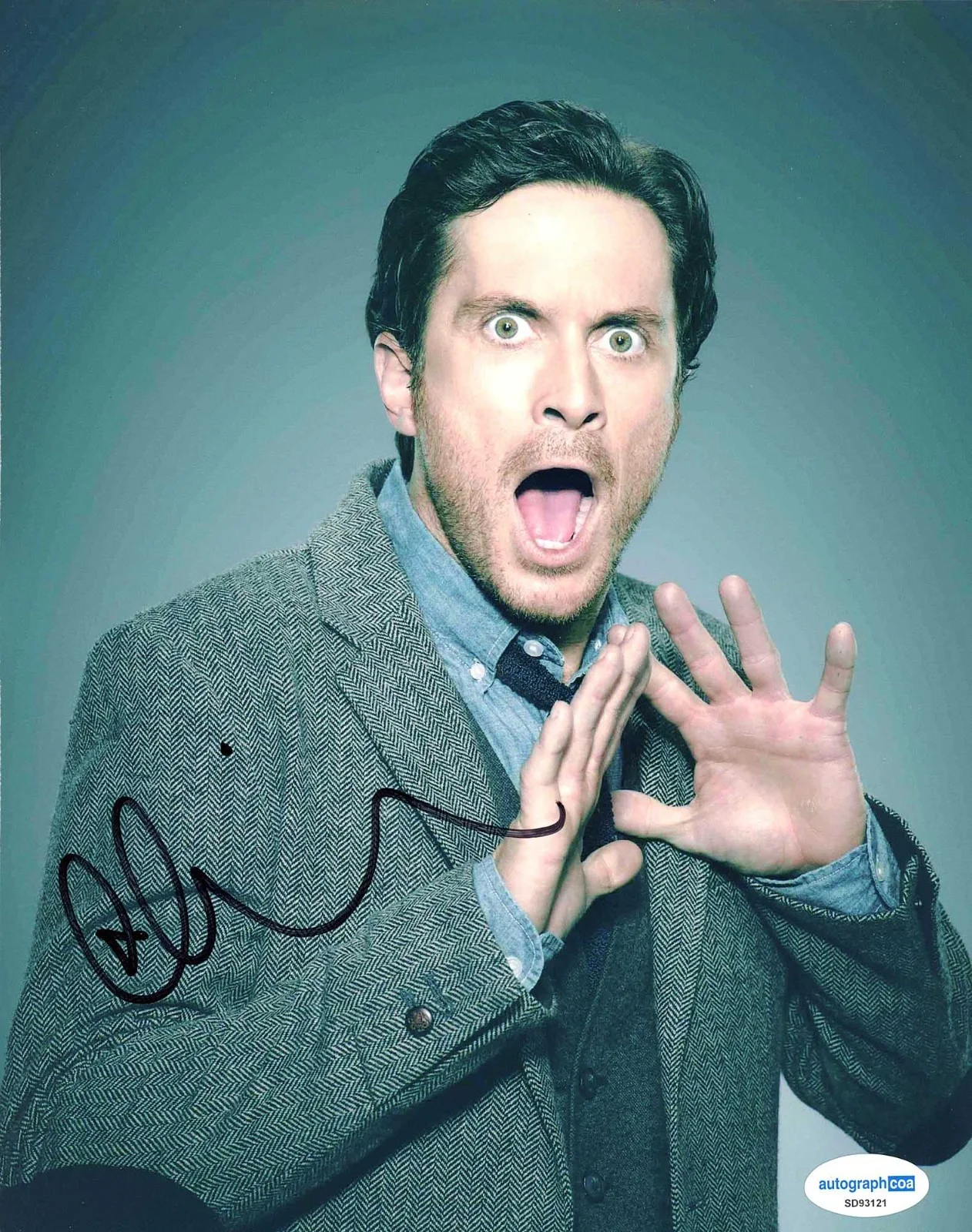 Oliver Hudson — Oliver Hudson signed Autographed 8x10 Photo f HOT A Merry Little Ex-Mas ACOA COA, изображение 3