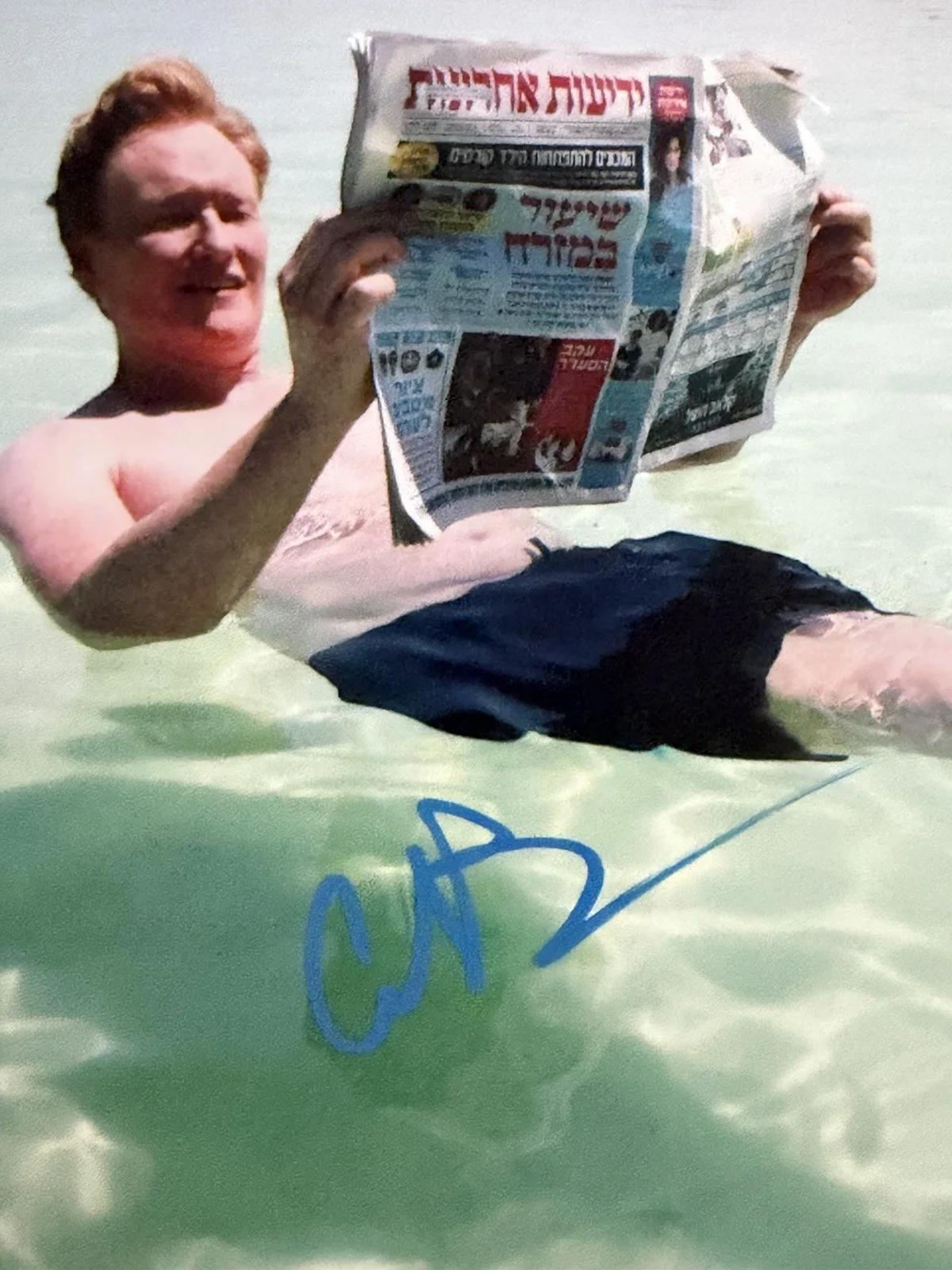 Conan O'Brien — CONAN O’BRIEN SIGNED AUTOGRAPH 8x10 THE SIMPSONS PHOTO PSA AP87183, изображение 2