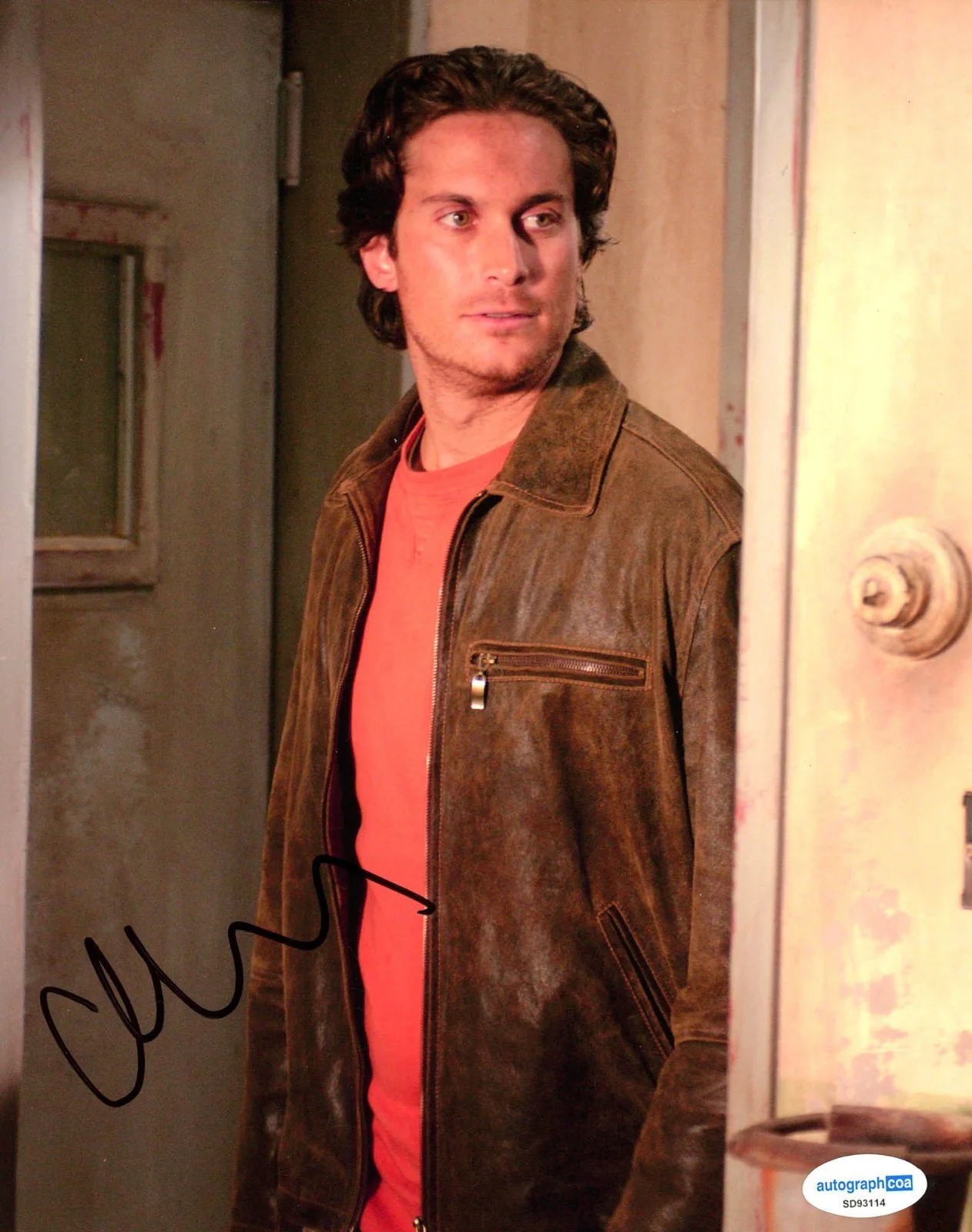 Oliver Hudson — Oliver Hudson signed Autographed 8x10 Photo a HOT A Merry Little Ex-Mas ACOA COA, изображение 3