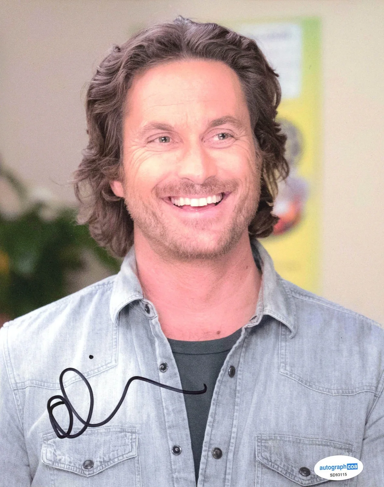 Oliver Hudson — Oliver Hudson signed Autographed 8x10 Photo b HOT A Merry Little Ex-Mas ACOA COA, изображение 3