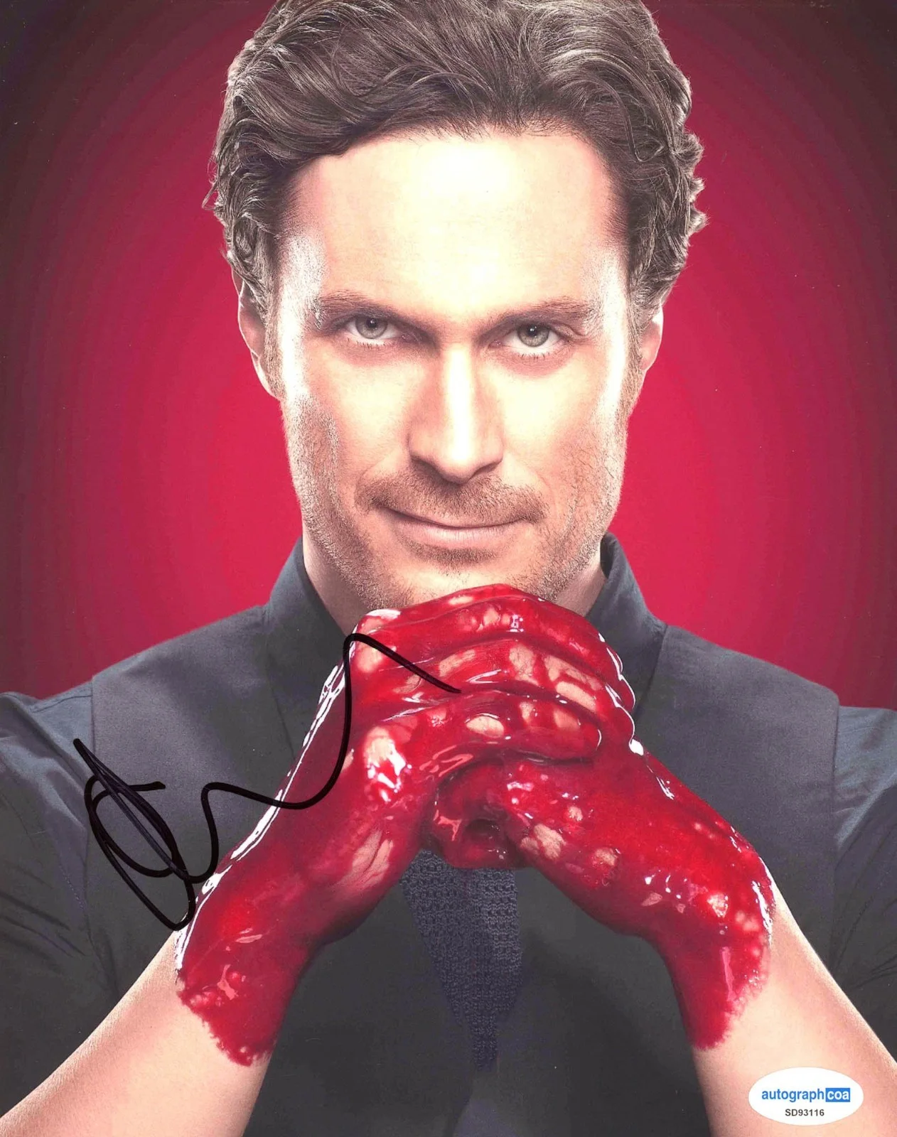 Oliver Hudson — Oliver Hudson signed "SCREAM QUEENS" 8x10 Photo c A Merry Little Ex-Mas ACOA COA, изображение 3