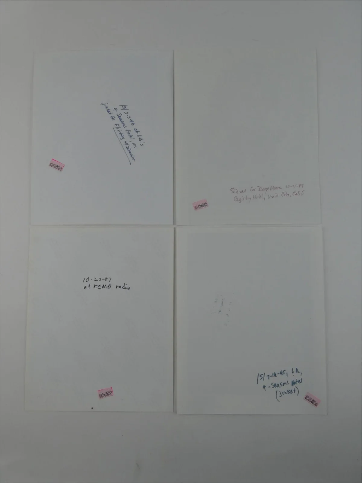 David O. Russell — David O Russell Jean Jacques Annaud John Hancock +1 Signed 8x10 Photo Lot of 4, изображение 2