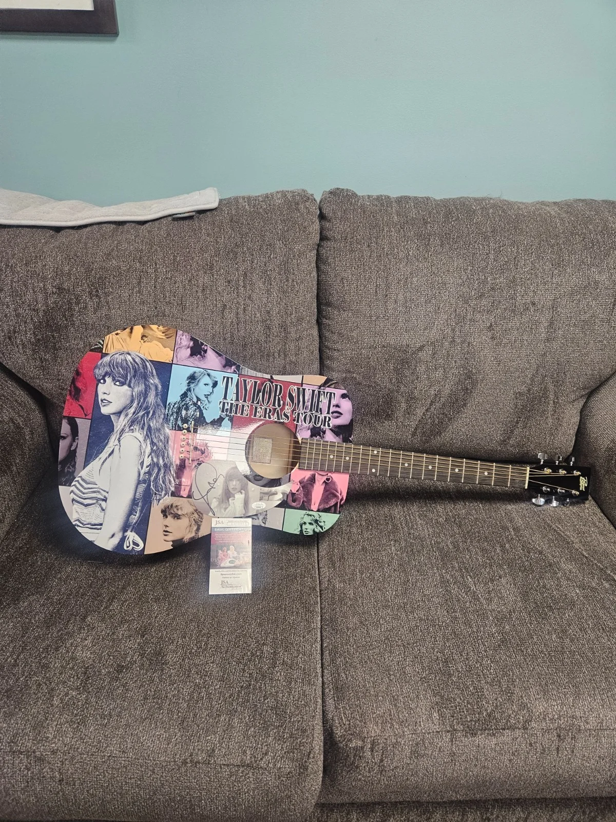 Taylor Swift ERA's Tour signed guitar, image 4