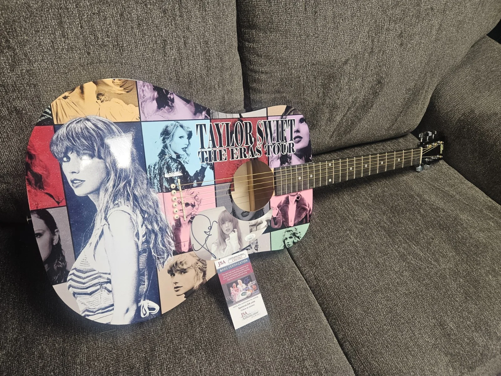 Taylor Swift ERA's Tour signed guitar, image 5