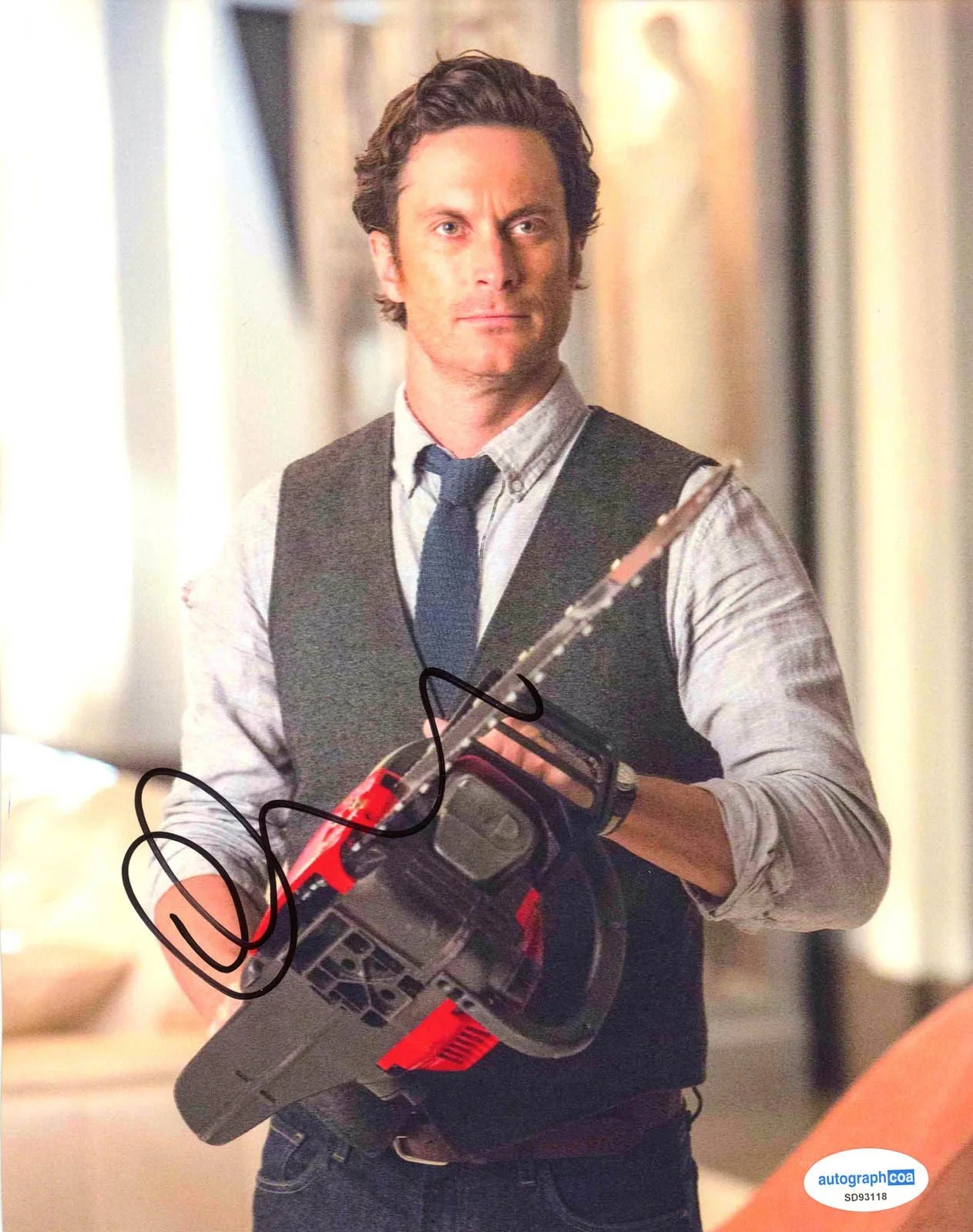Oliver Hudson — Oliver Hudson signed "SCREAM QUEENS" 8x10 Photo d A Merry Little Ex-Mas ACOA COA, image 3