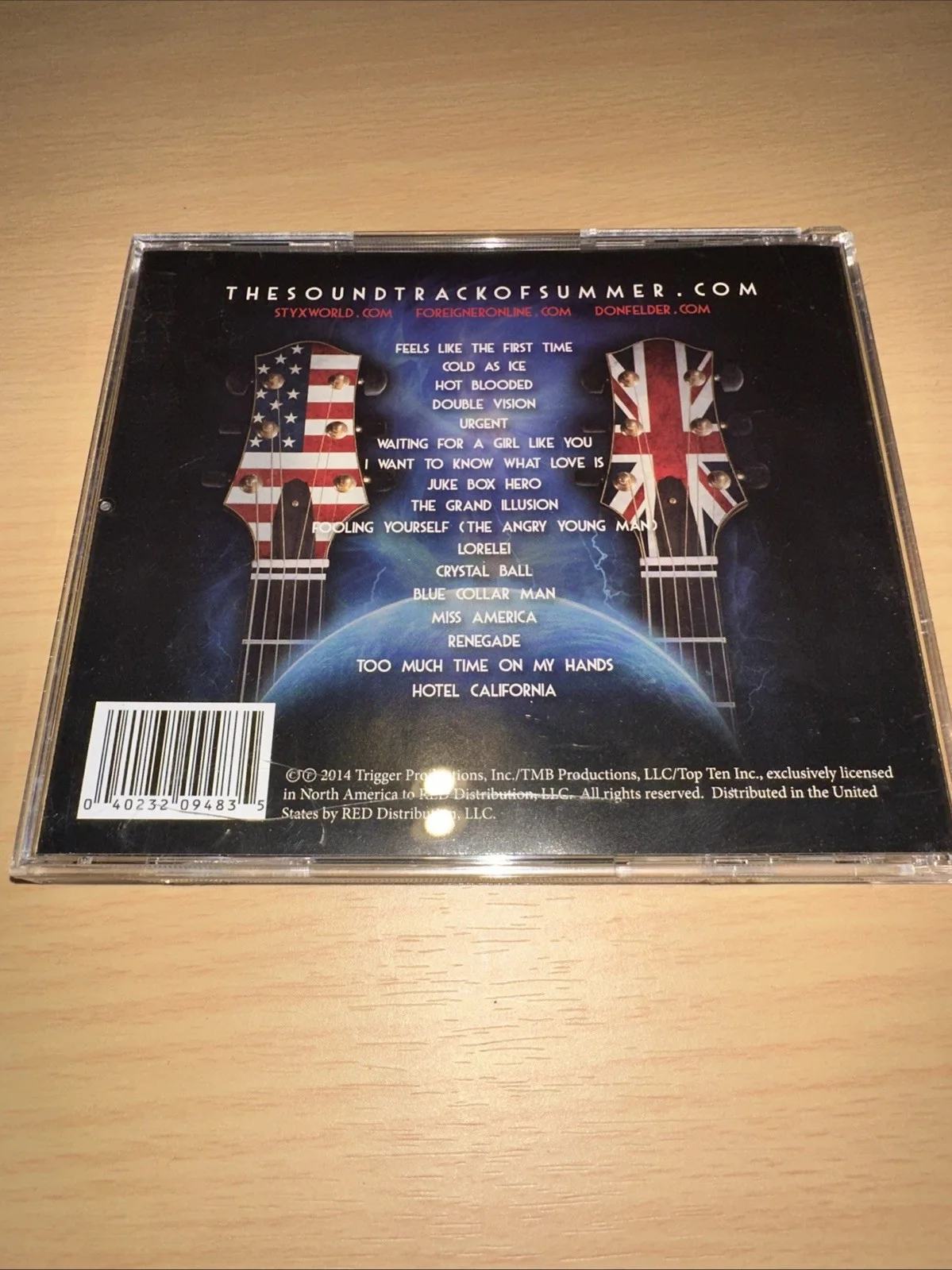 Very Best Of Foreigner & STYX CD :SHAW, YOUNG, GOWAN, PHILLIPS, SUCHERMAN COA, image 2