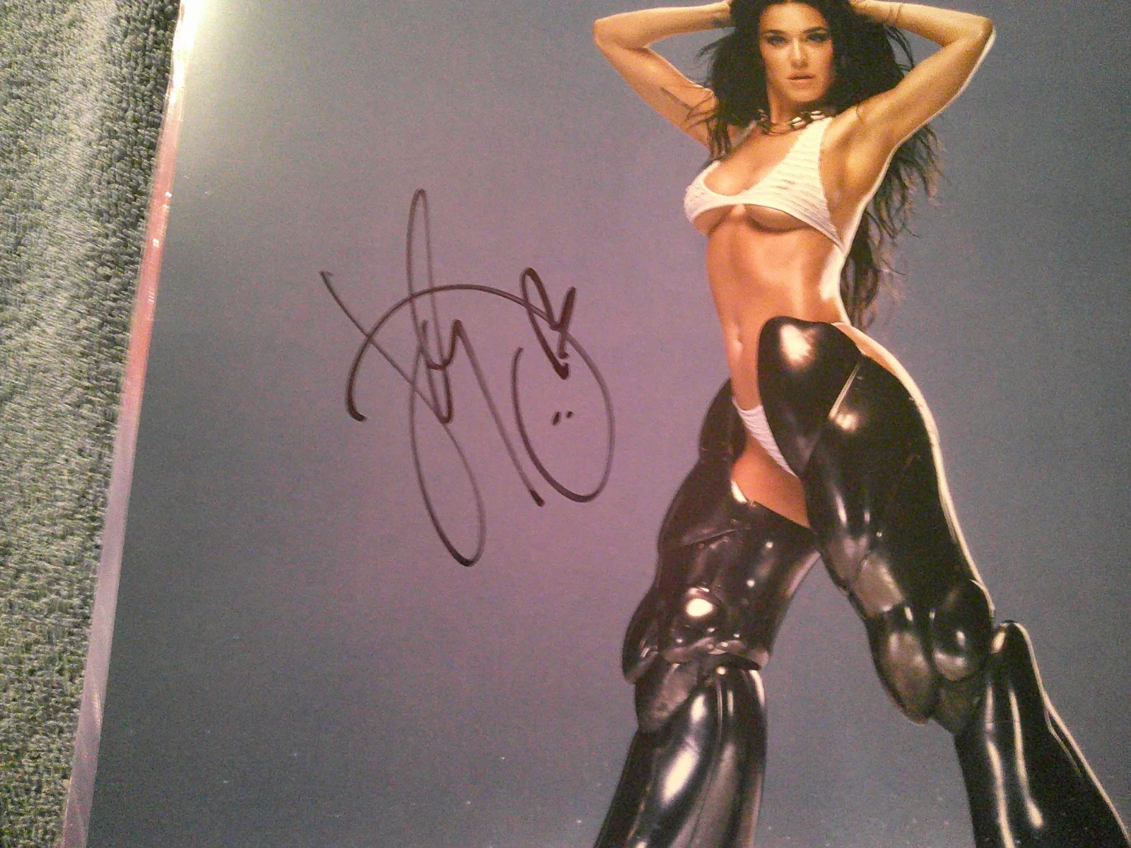 KATY PERRY SIGNED 143 VINYL LP ALBUM INSERT SILVER VINYL JSA COA, image 4