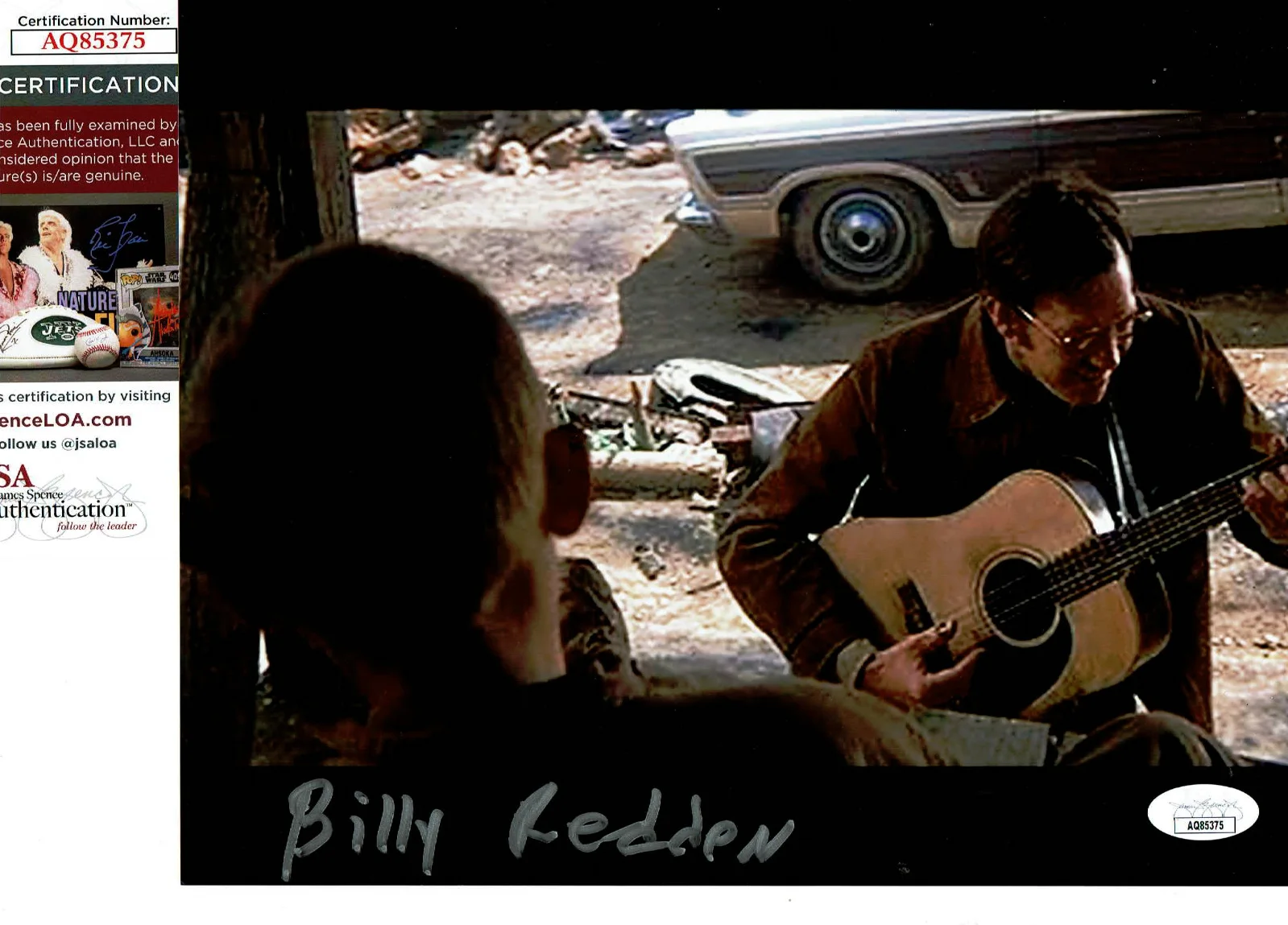 Billy Redden — Banjo Boy Billy Redden Deliverance autographed 8x10 photo JSA Certified **