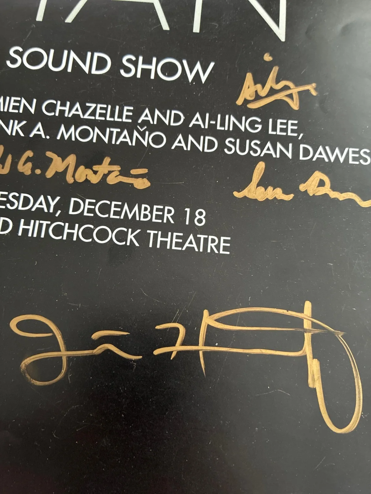 FIRST MAN (2018) Signed Sound Show Booklet – Damien Chazelle + Oscar-Winning, image 4