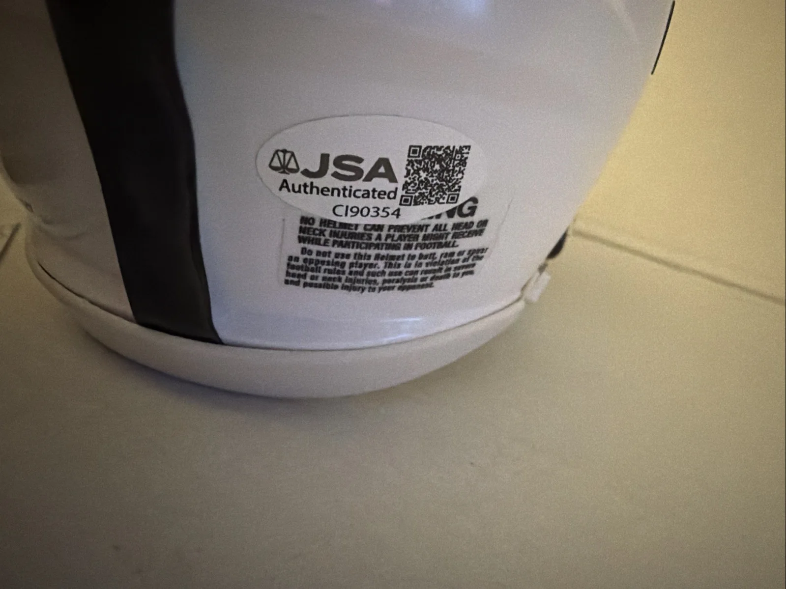 BILLY BOB THORNTON — BILLY BOB THORNTON SIGNED AUTOGRAPH MOJO MINI HELMET FRIDAY NIGHT LIGHTS JSA COA, image 4