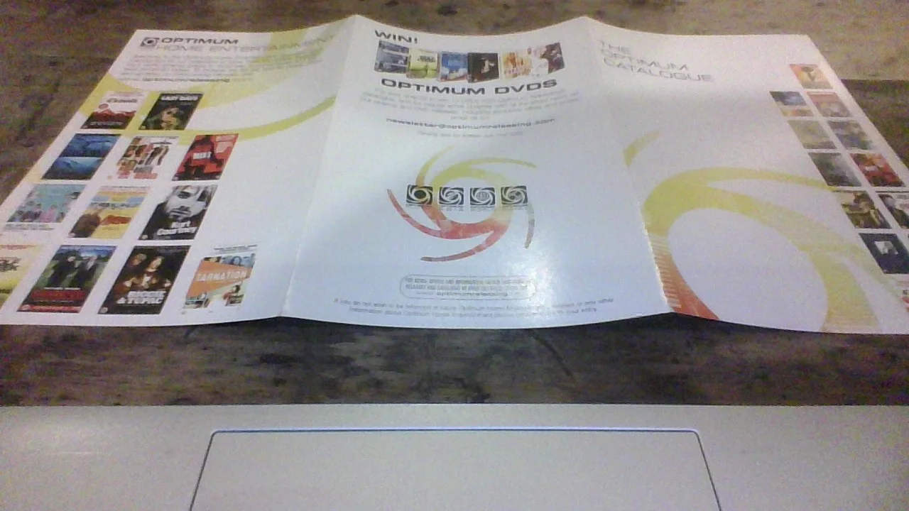 OPTIMUM UK DVD Promo Catalogue 2007 + POSTCARD NEW CAT RETURNS WOLF CREEK ANIME, image 2