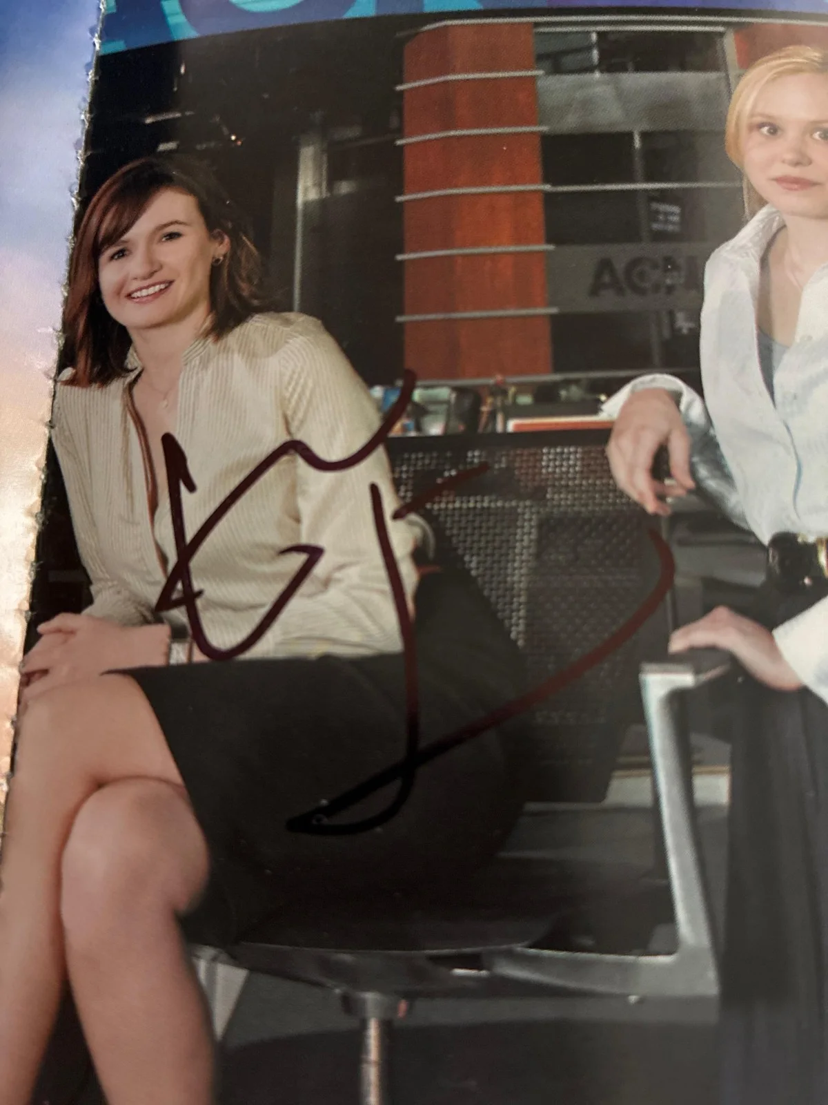 The Newsroom Cast Signed Poster — Dev Patel, Olivia Munn, Jeff Daniels, изображение 5