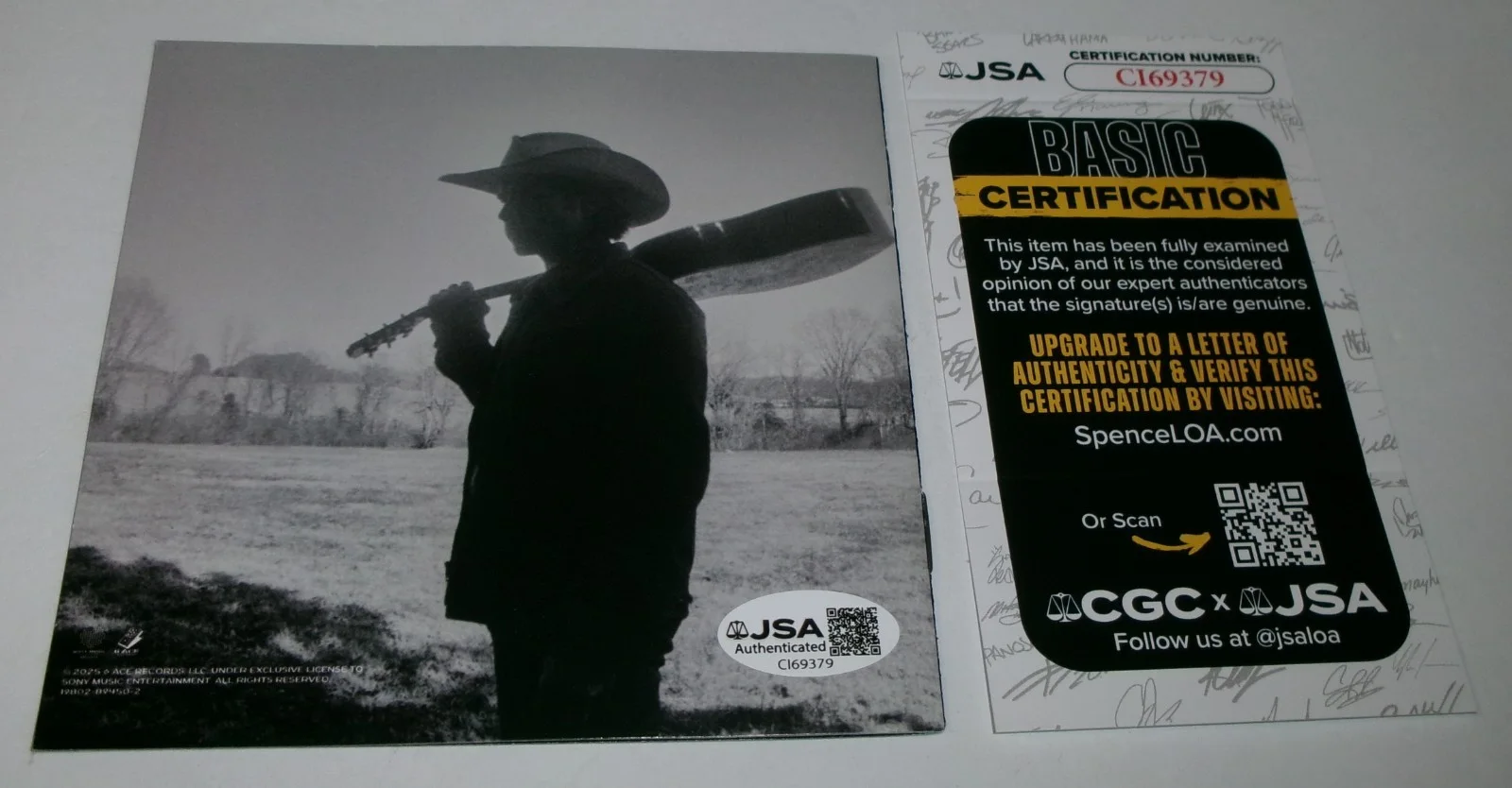 FRAMED SIGNED Lukas Nelson American Romance CD JSA CERT, image 2