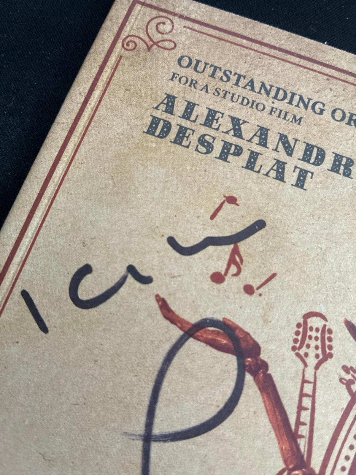 Guillermo del Toro’s Pinocchio FYC Book Signed — Del Toro, Desplat, Gustafson, image 2